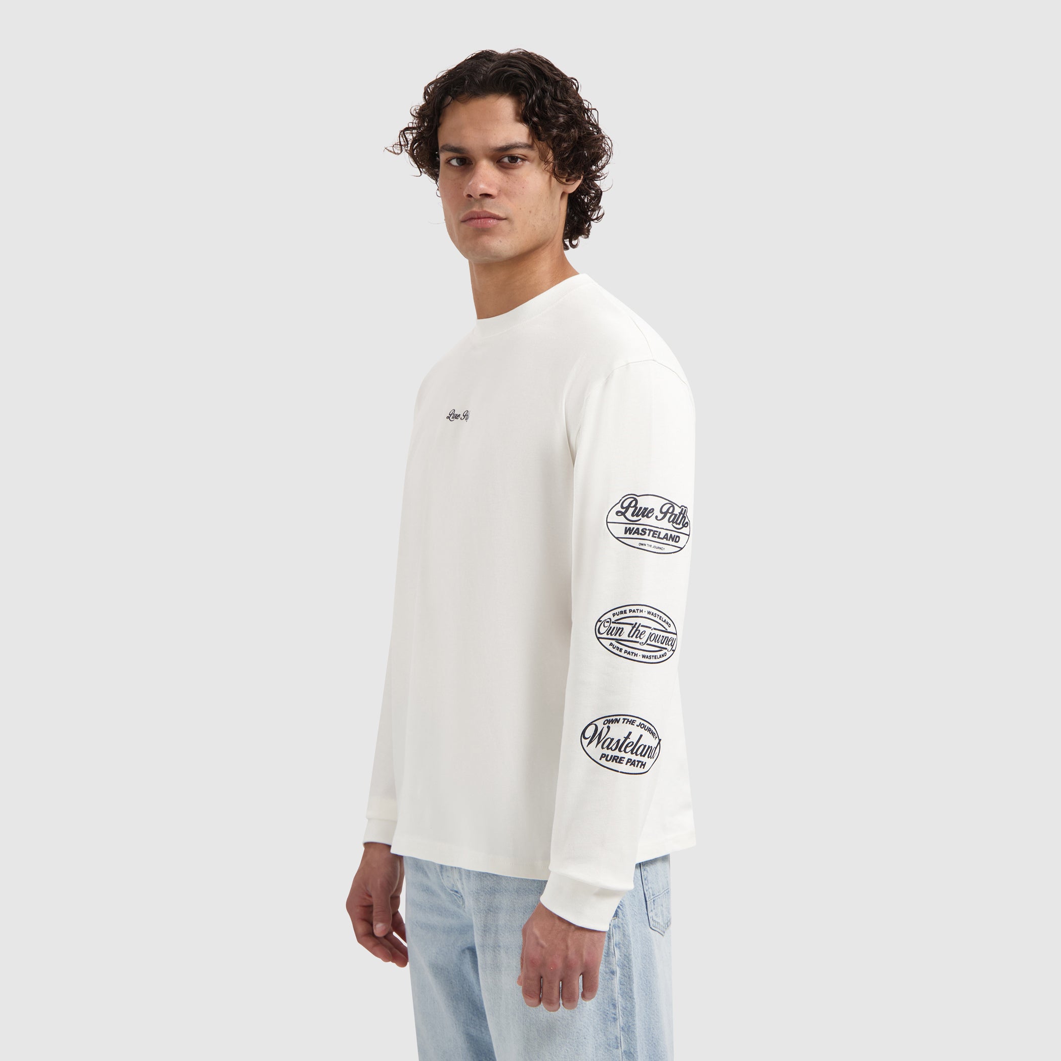 Wasteland Patches Longsleeve T-shirt | Off White