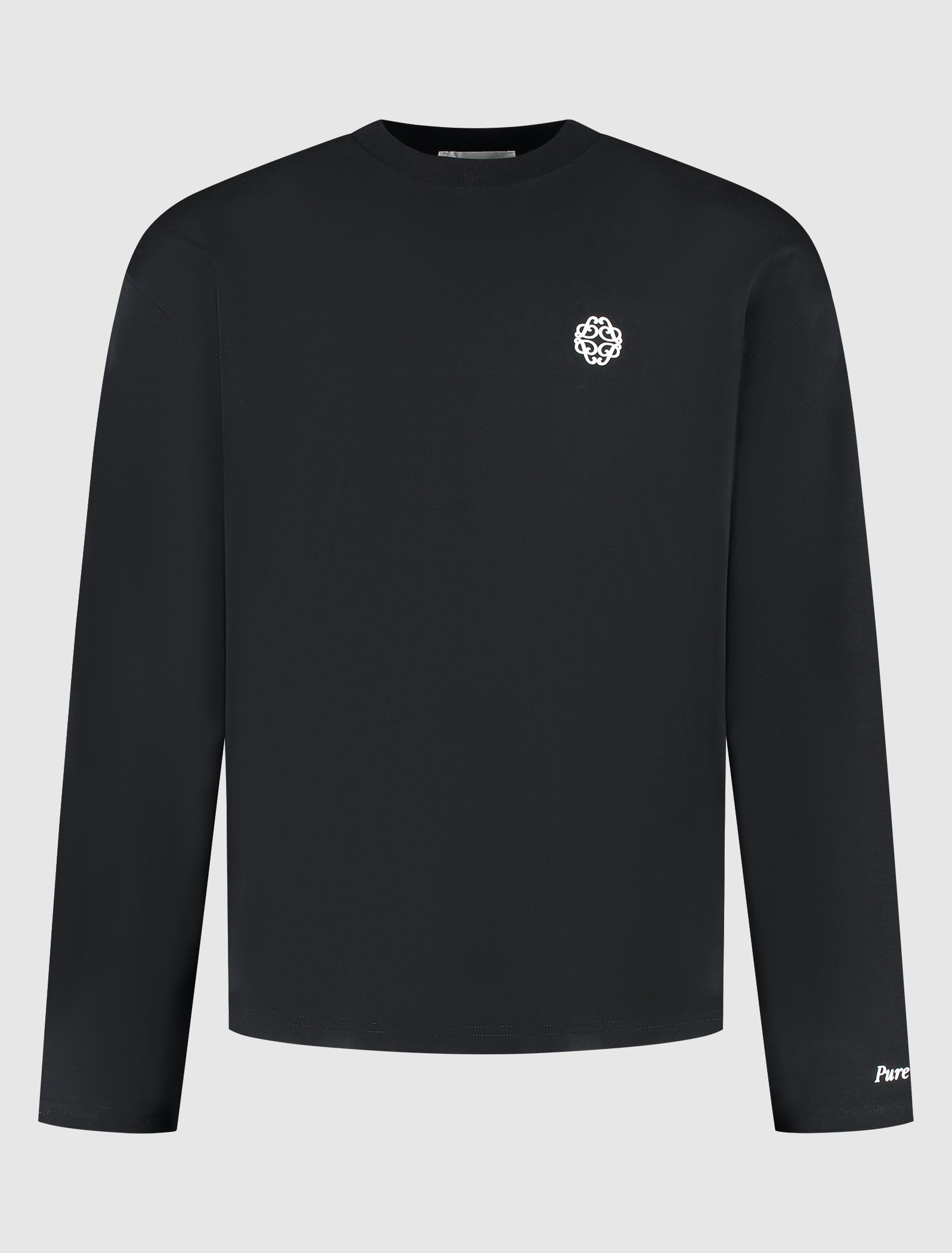 Emblem Longsleeve T-shirt | Black