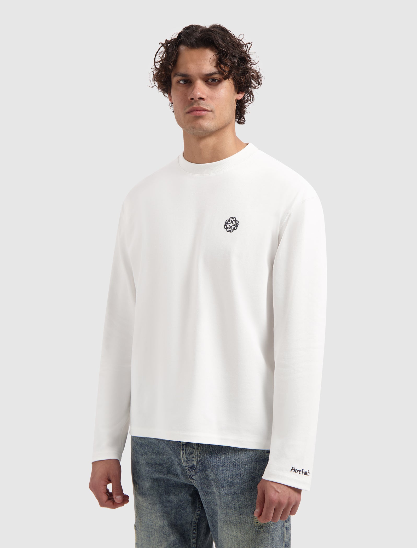 Emblem Longsleeve T-shirt | Off White