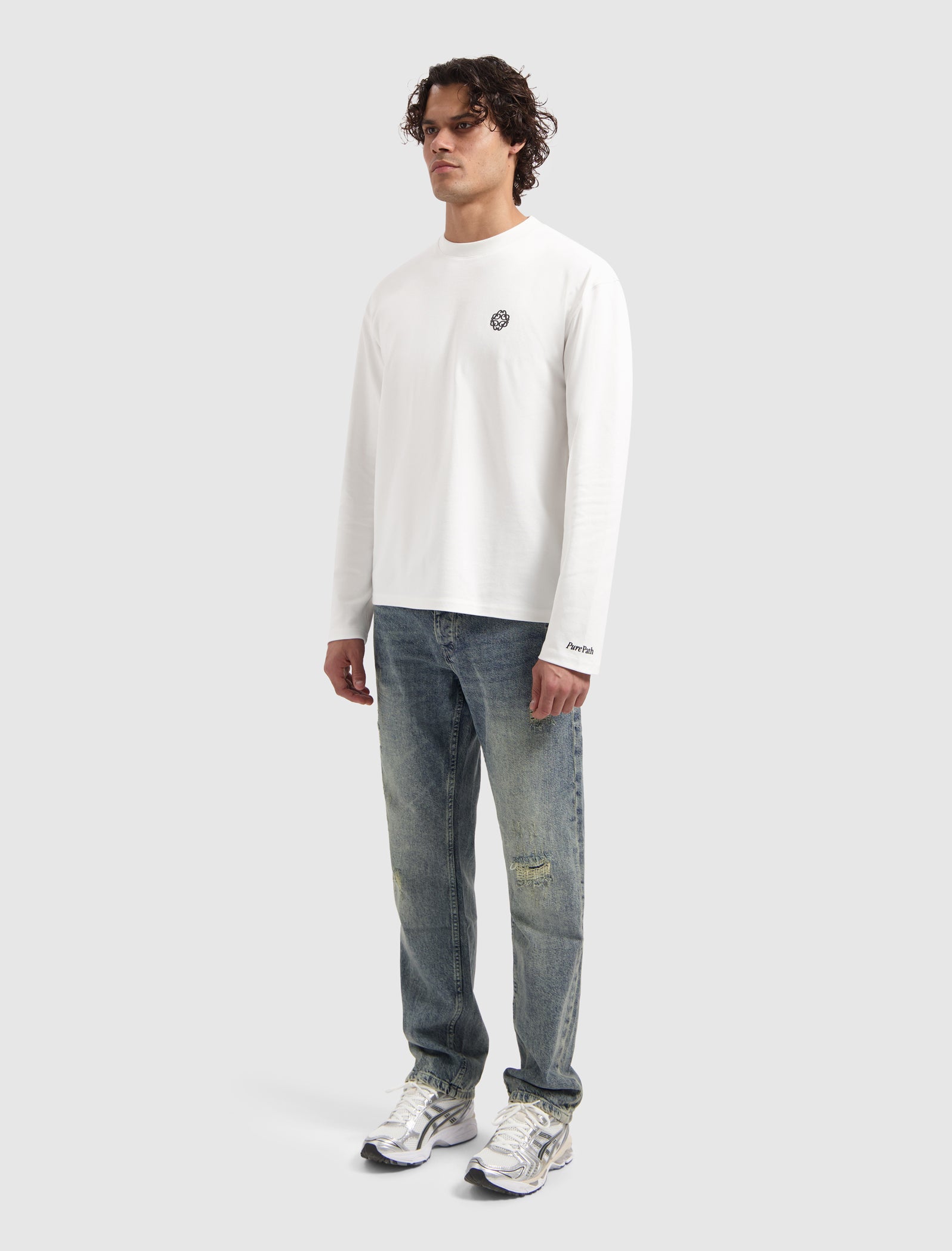 Emblem Longsleeve T-shirt | Off White
