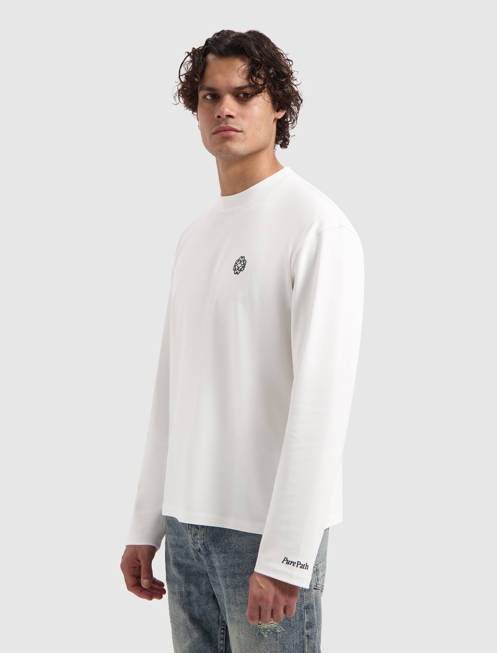 Emblem Longsleeve T-shirt | Off White