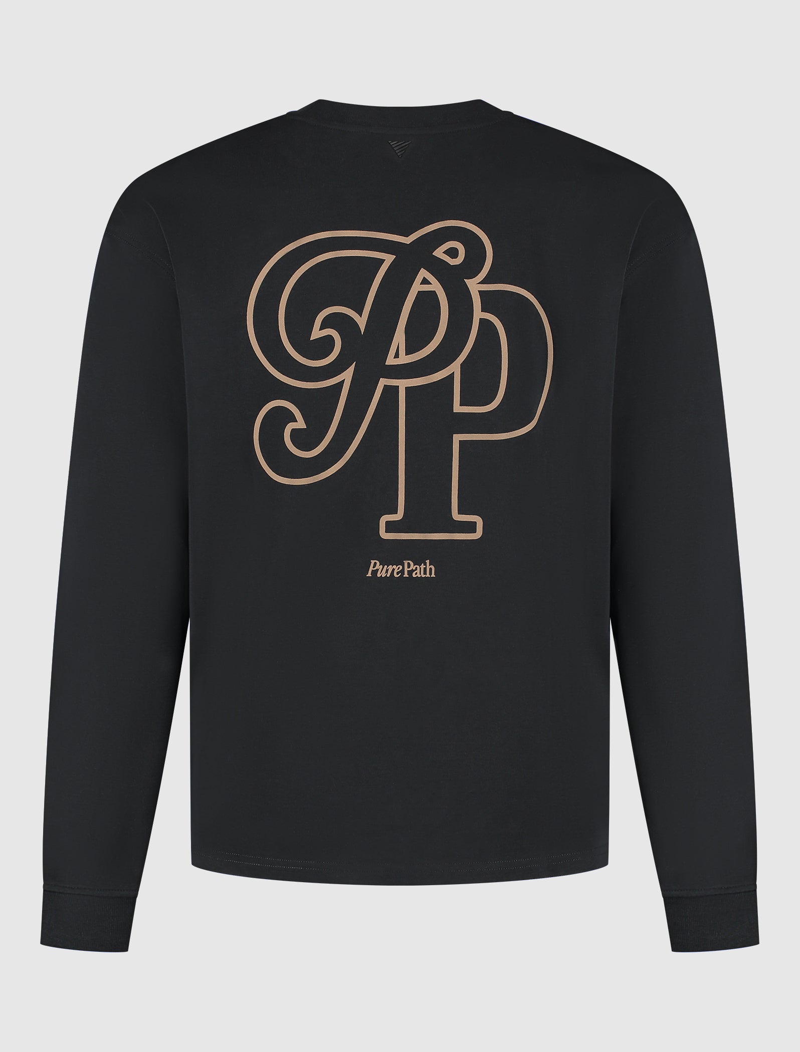 Initials Longsleeve T-shirt | Black