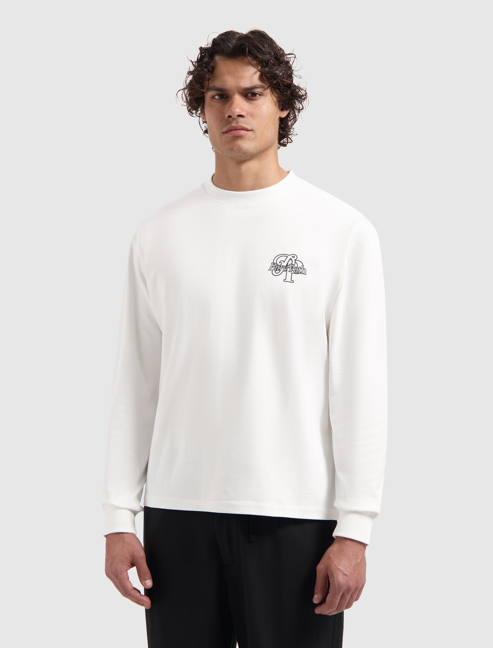 Initials Longsleeve T-shirt | Off White