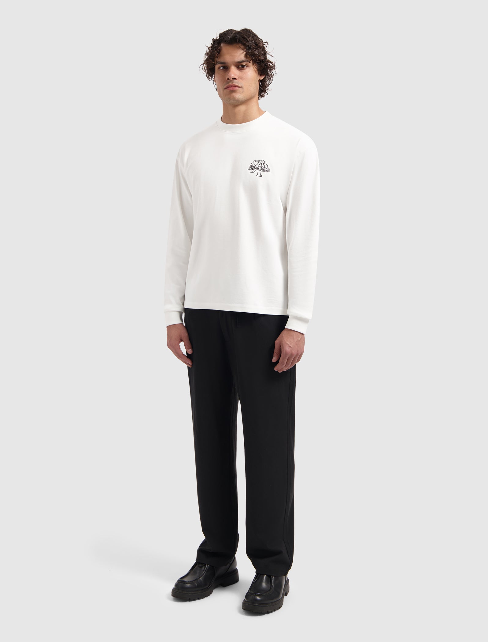 Initials Longsleeve T-shirt | Off White