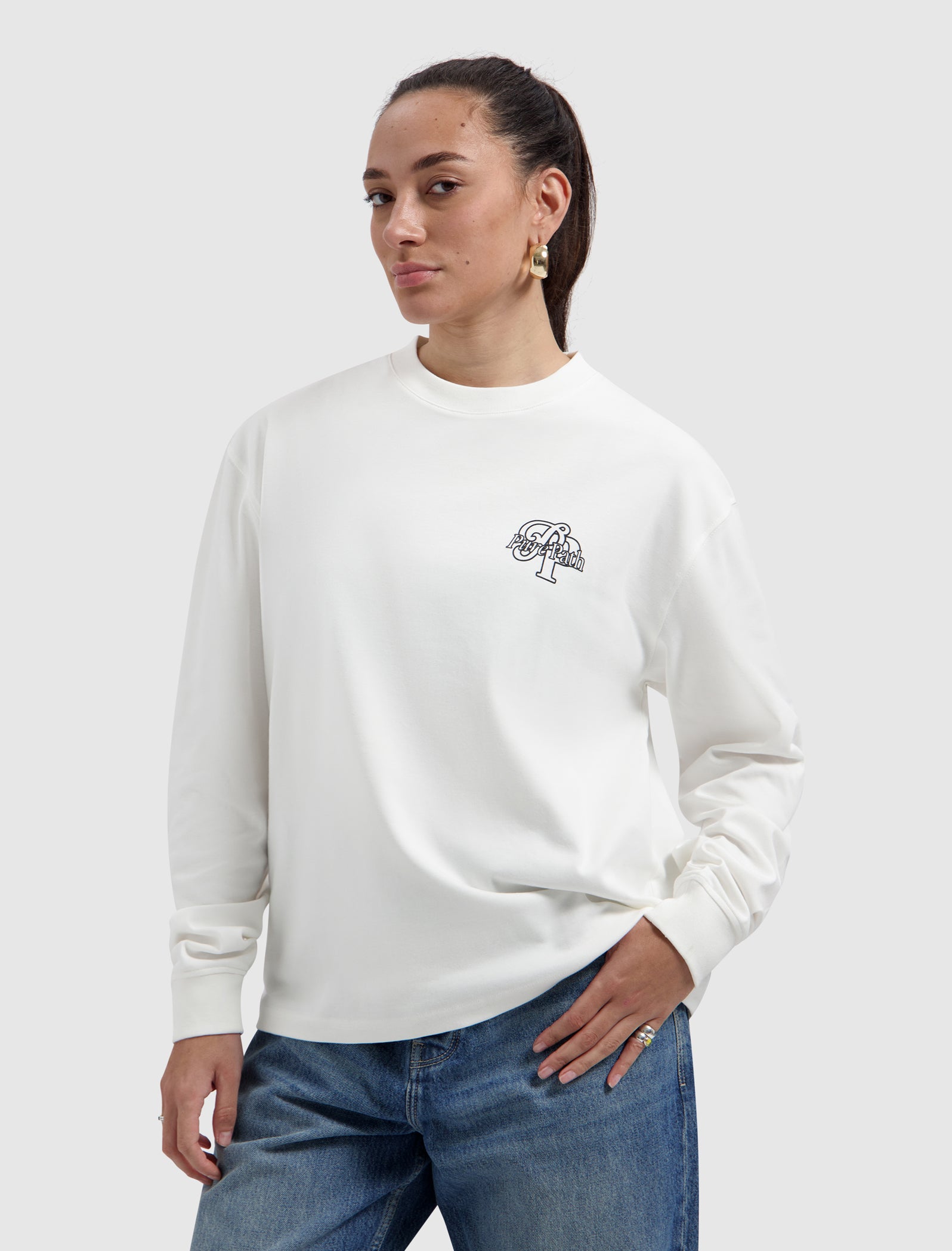 Initials Longsleeve T-shirt | Off White