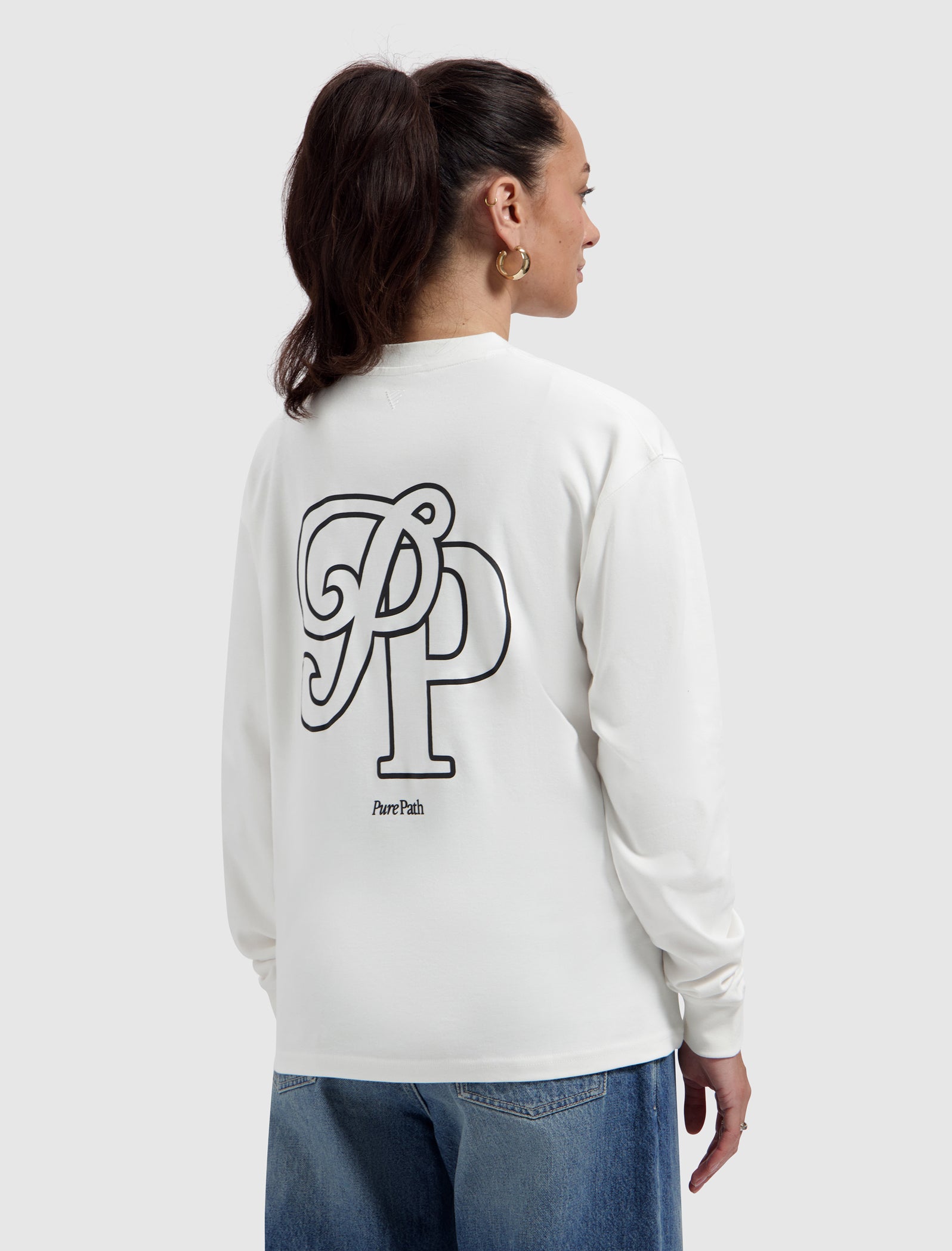 Initials Longsleeve T-shirt | Off White