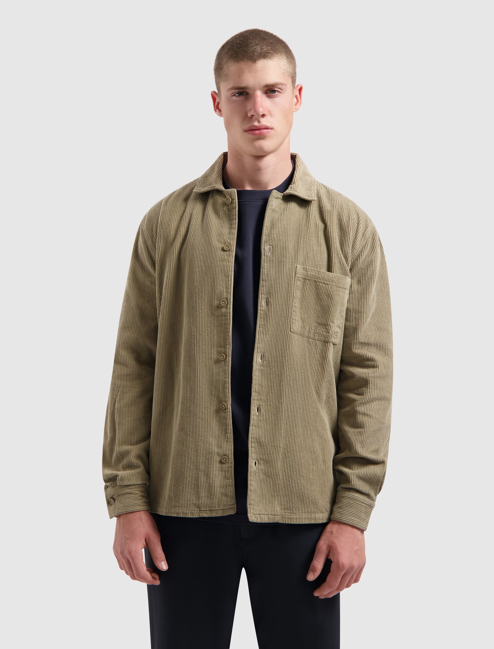 Corduroy Shirt | Taupe
