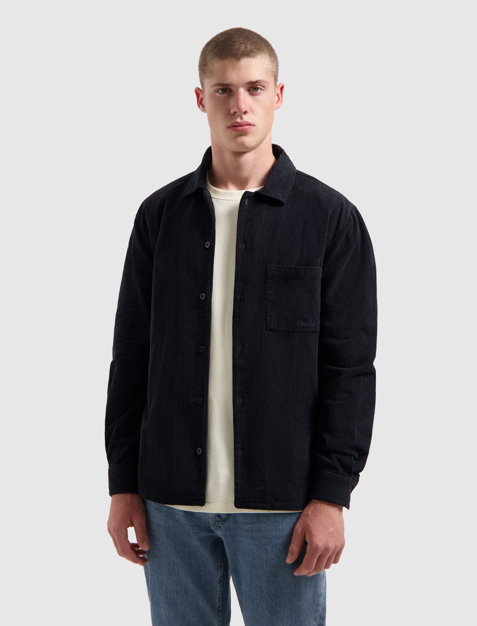 Corduroy Shirt | Dark Navy