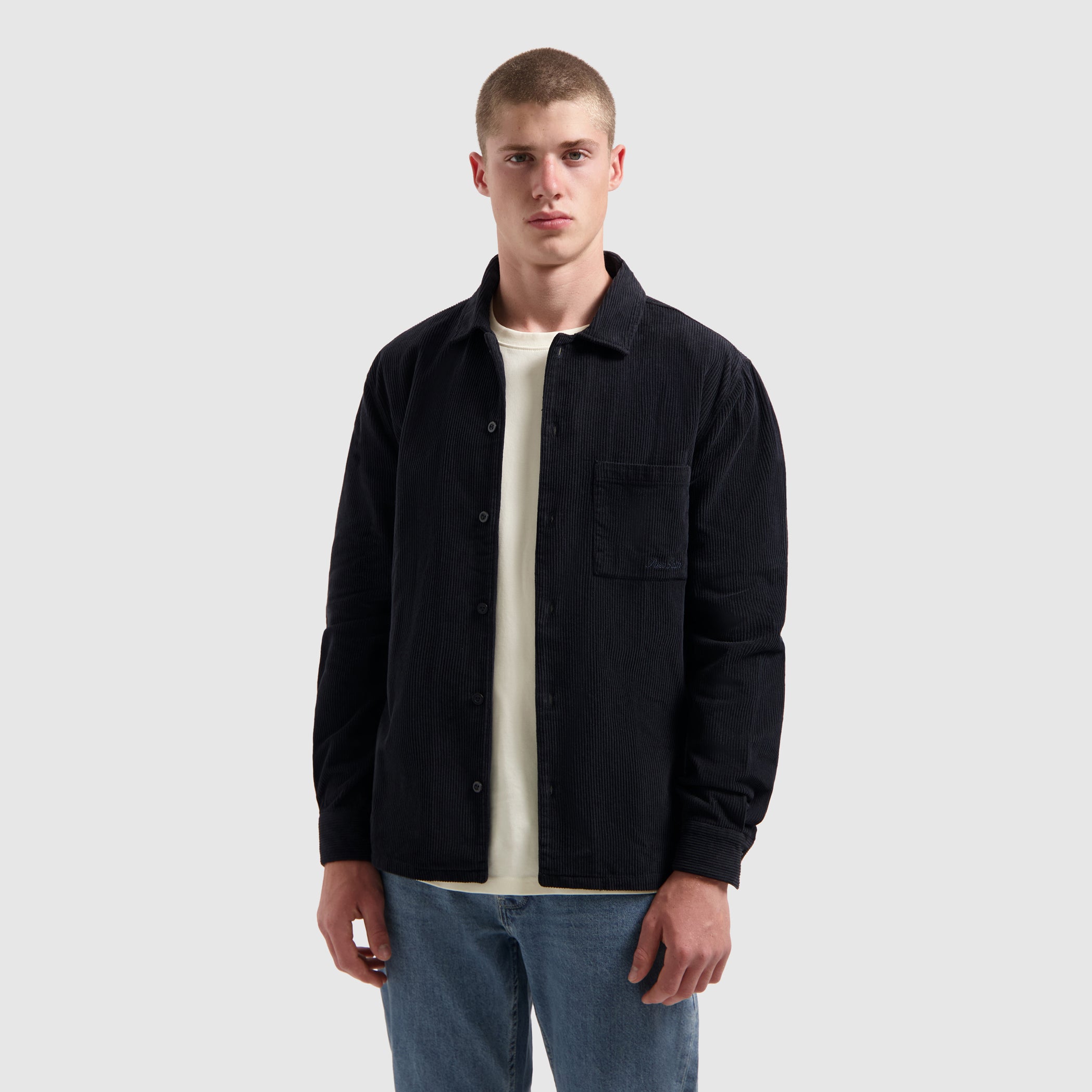 Corduroy Shirt | Dark Navy