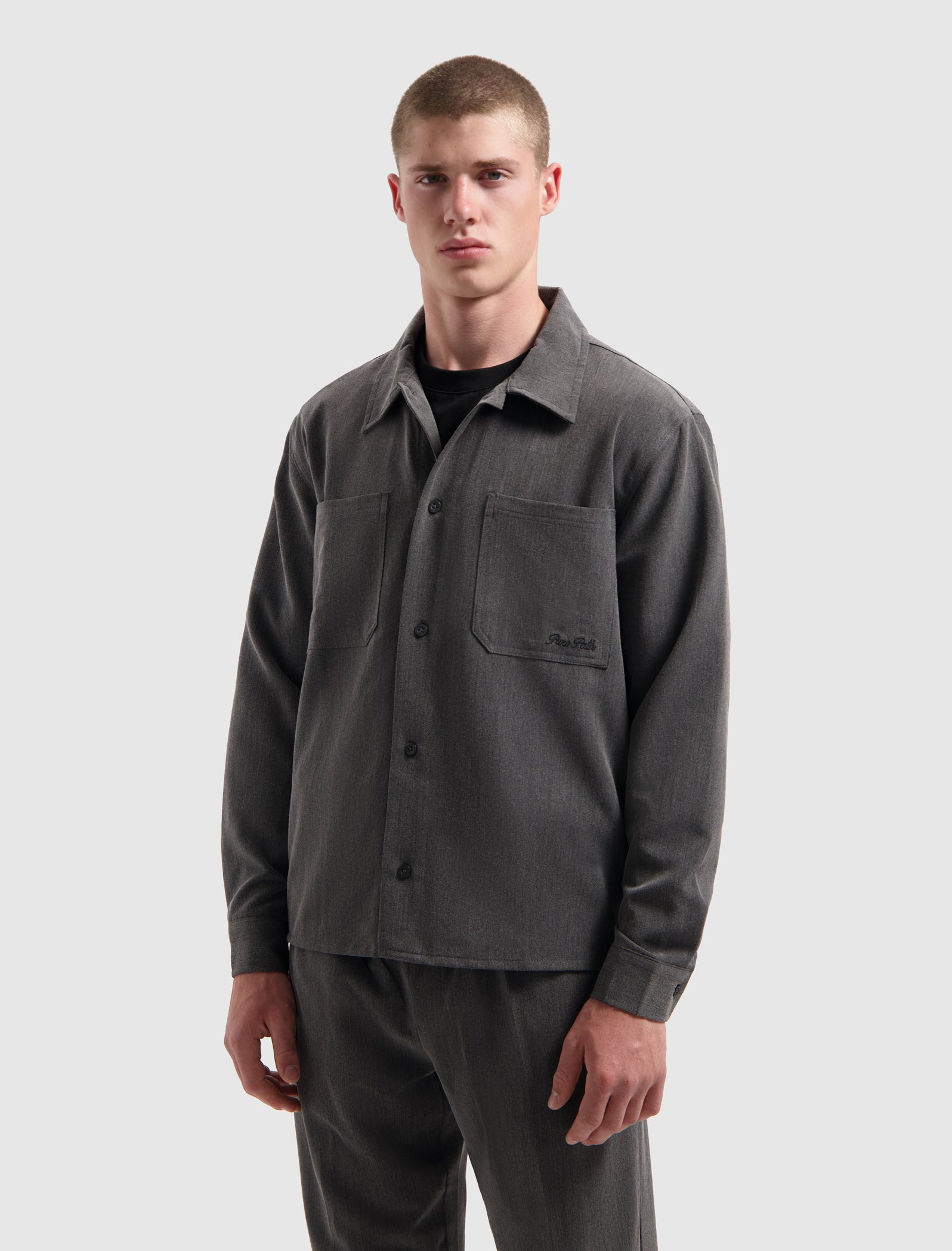 Oxford Melange Overshirt | Antra Melange