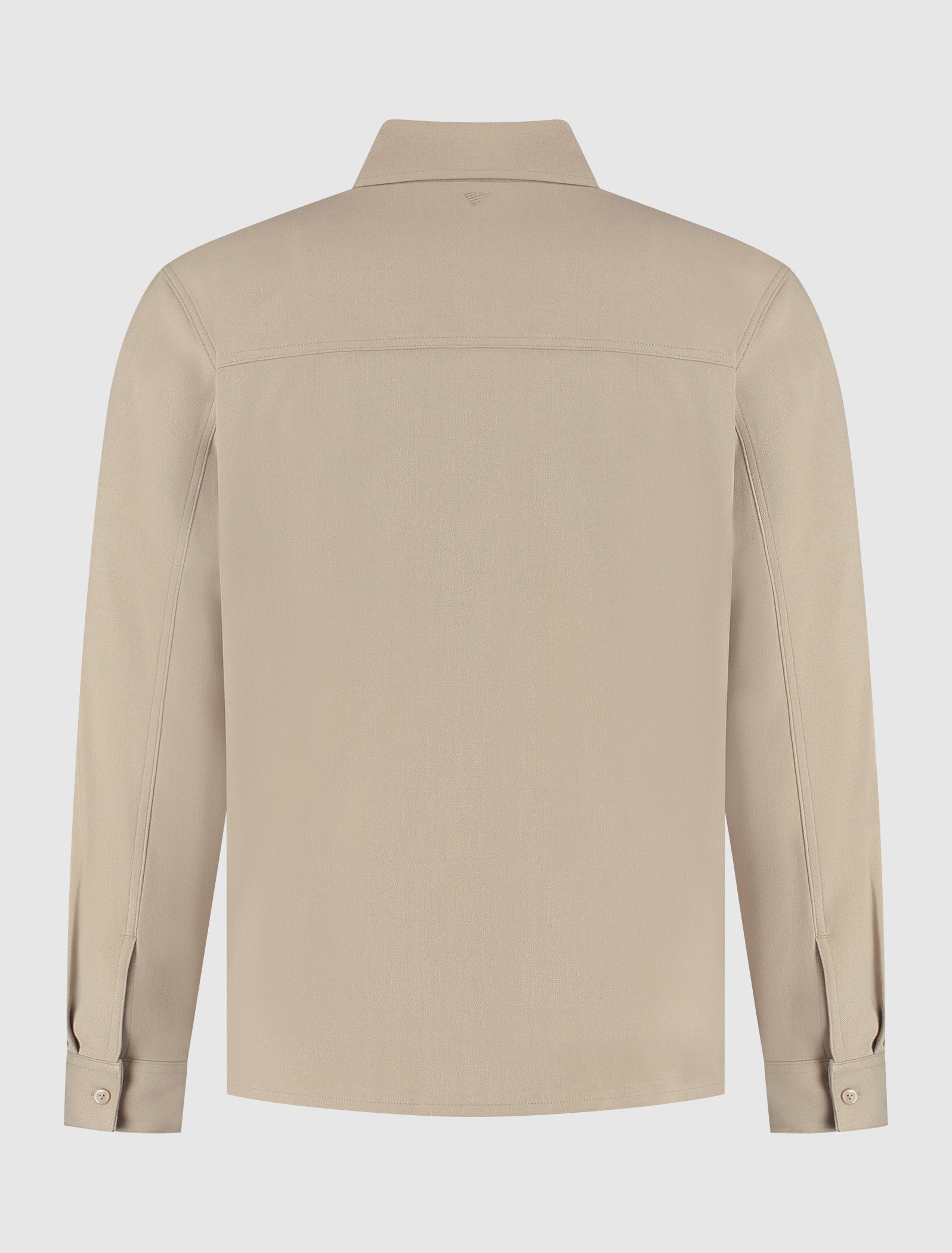 Twill Overshirt | Camel