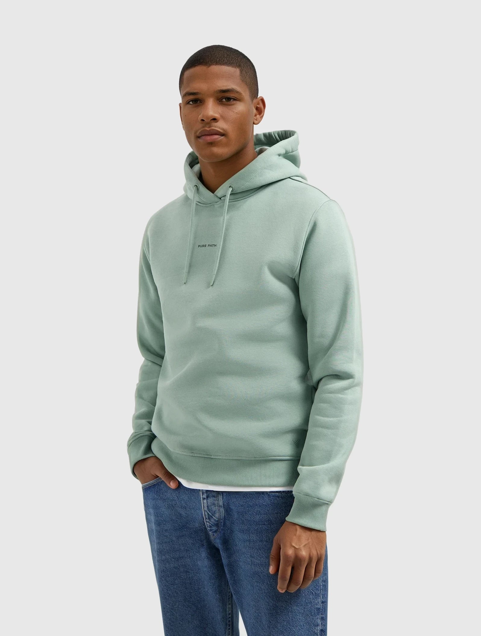 Essential Logo Hoodie | Army Green