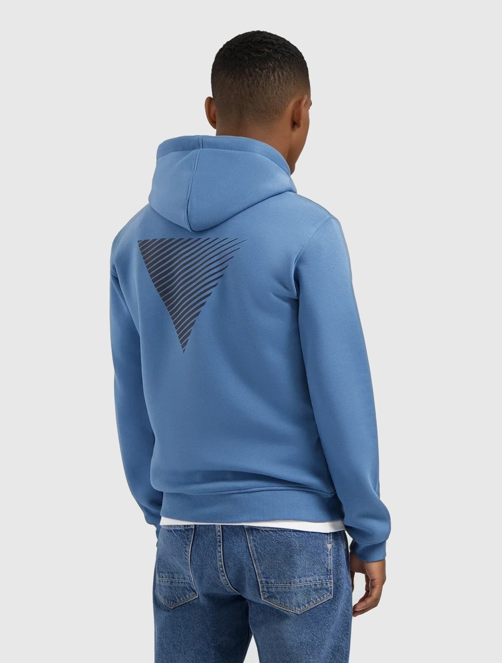 Essential Logo Hoodie | Blue Grey