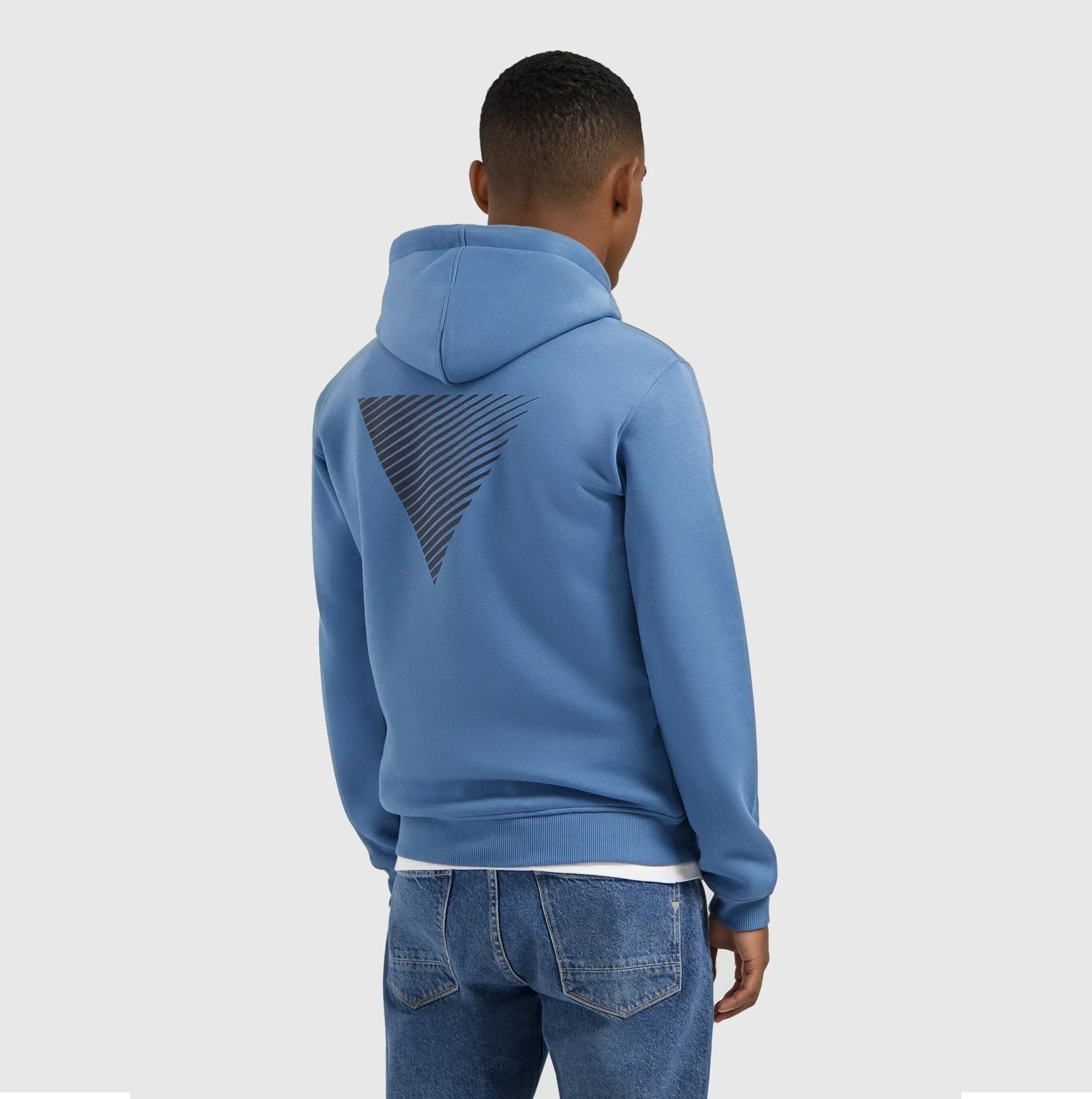 Essential Logo Hoodie | Blue Grey