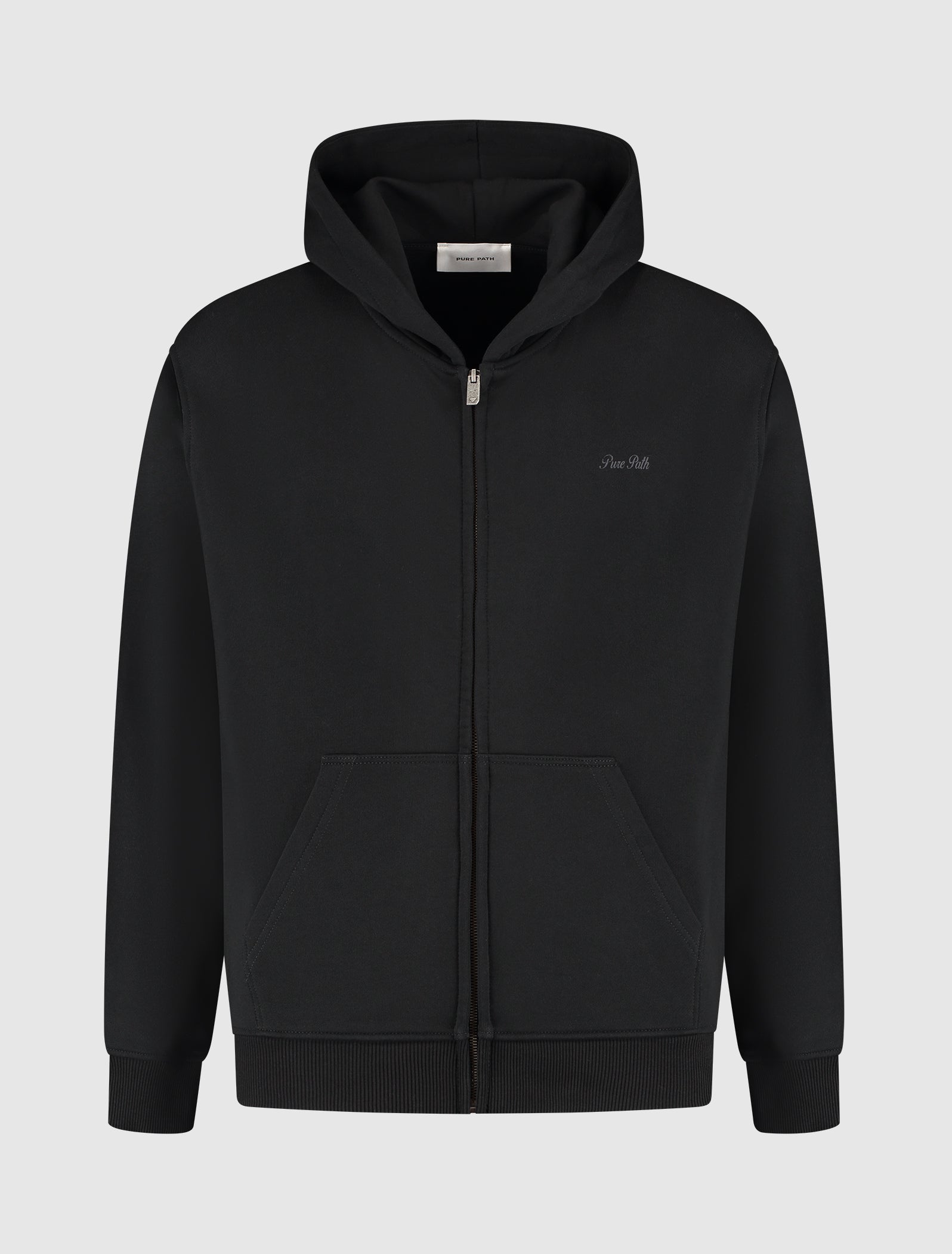 Essence Of Life Zip-up Hoodie | Black