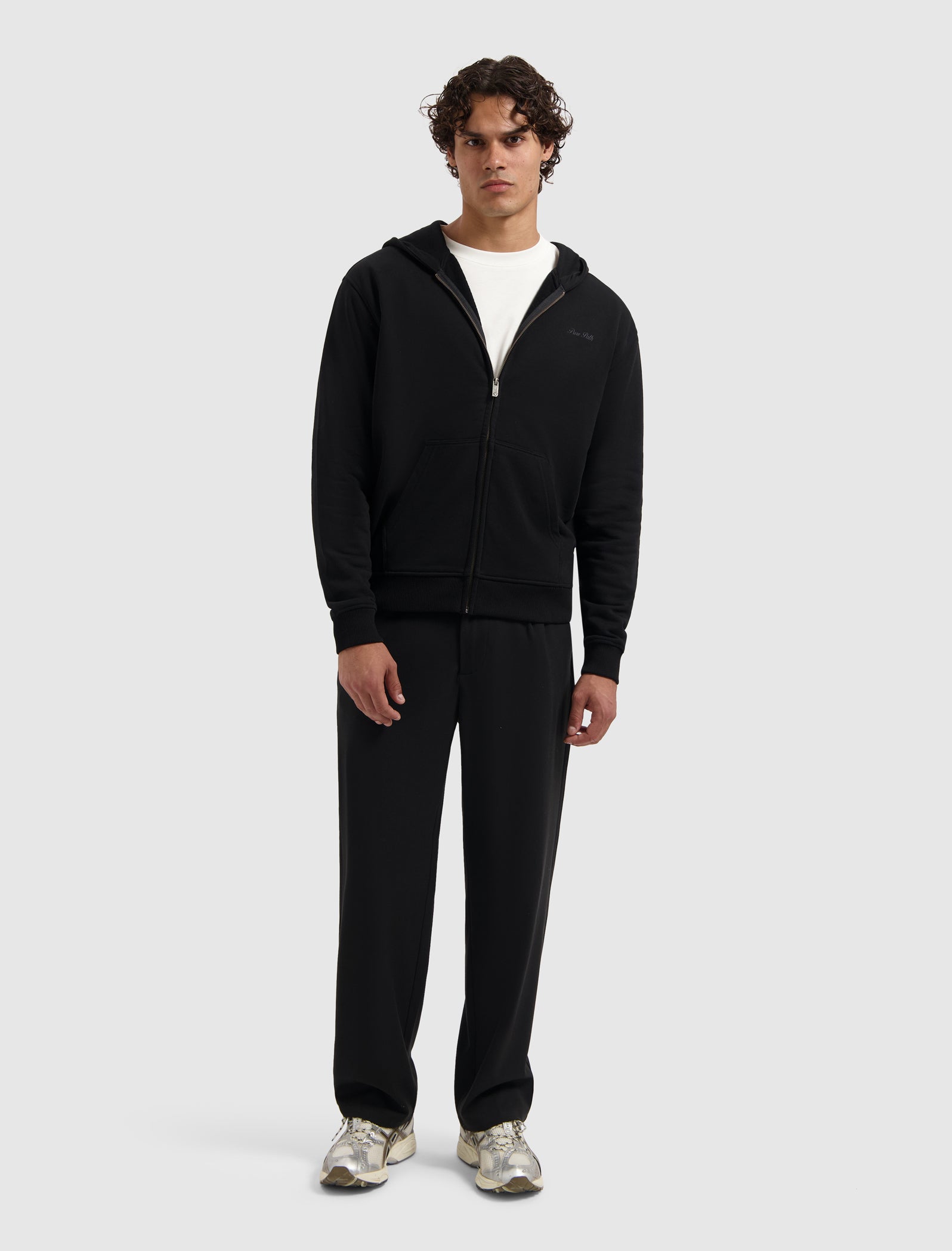 Essence Of Life Zip-up Hoodie | Black