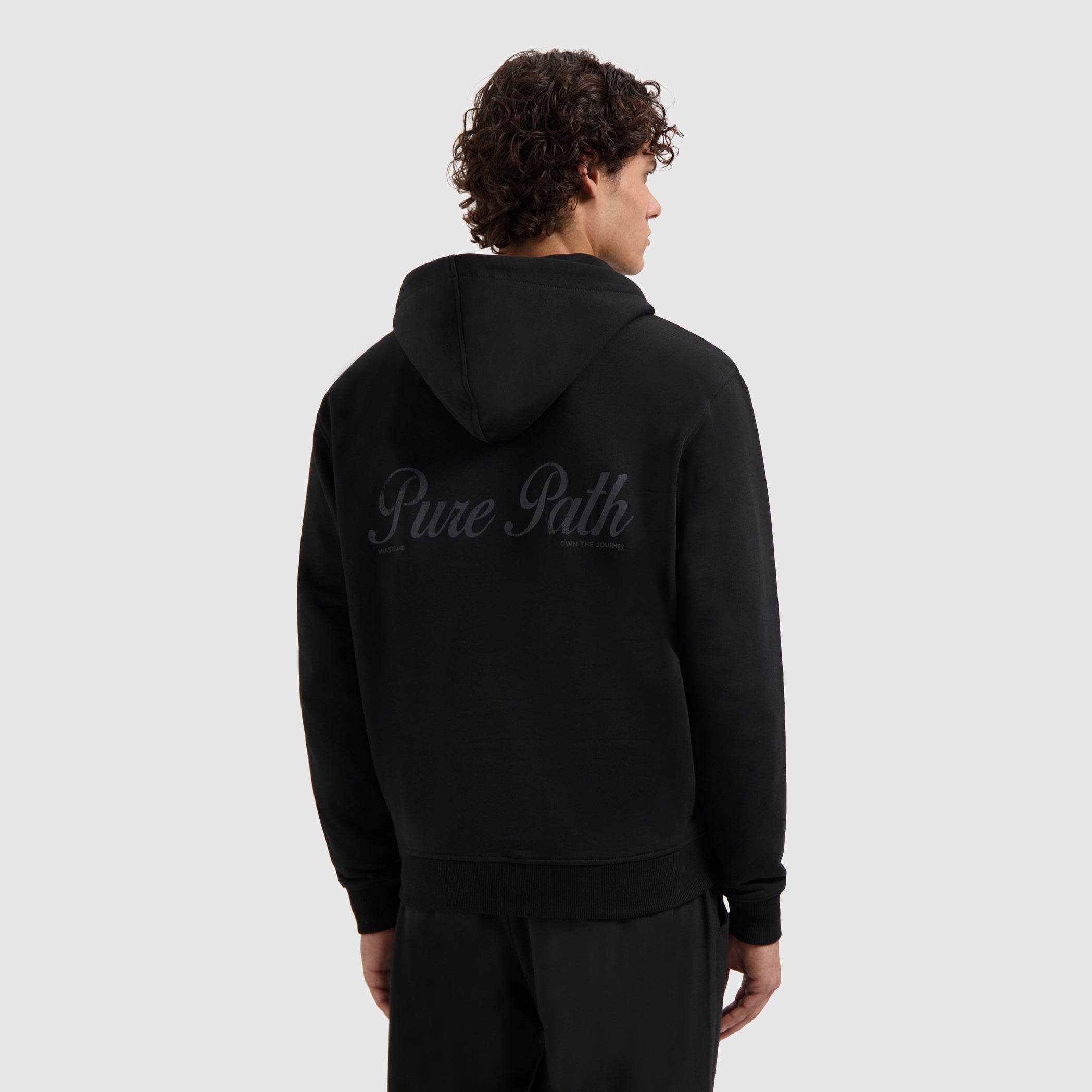 Essence Of Life Zip-up Hoodie | Black