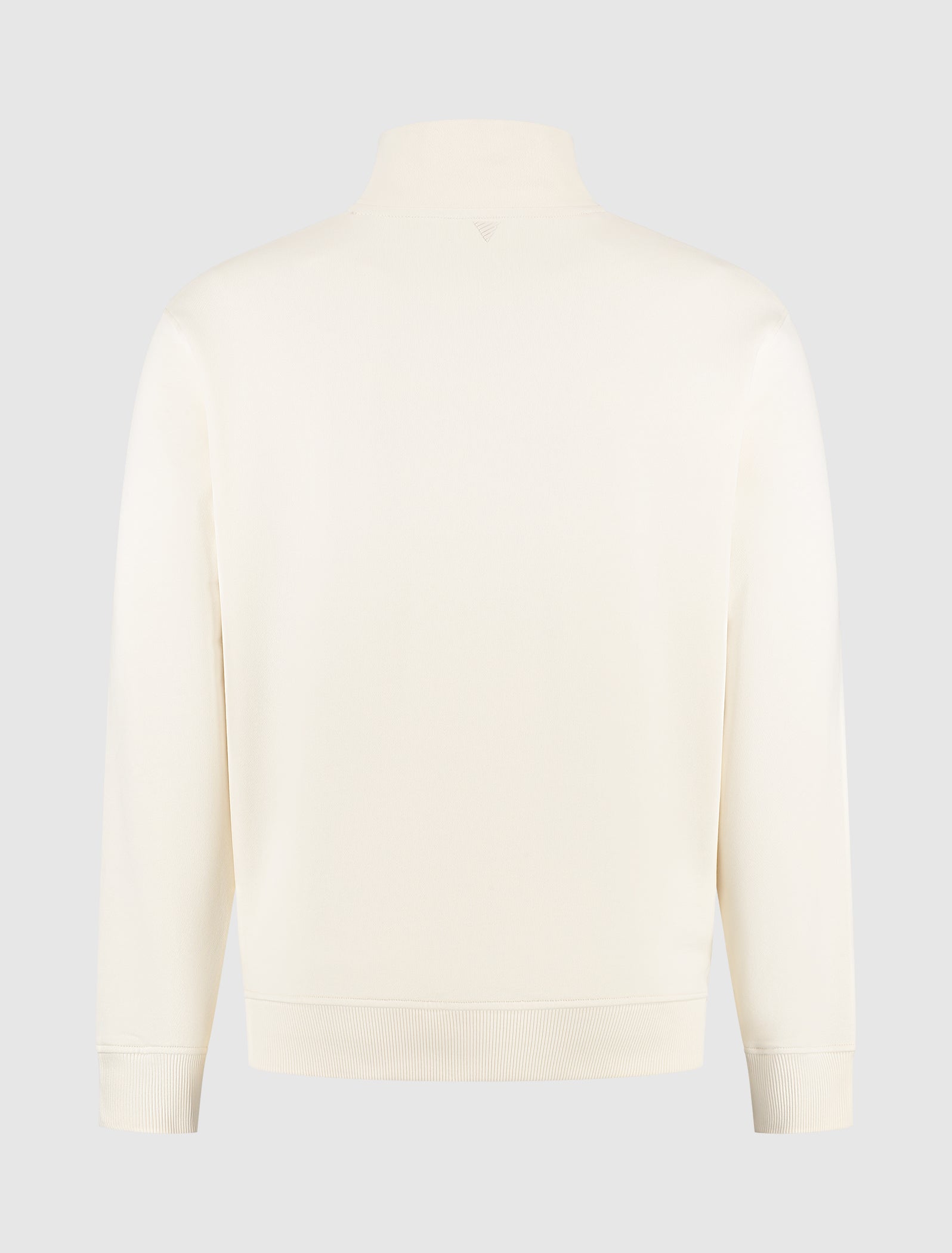 Embroidery Half-zip Sweater | Ecru