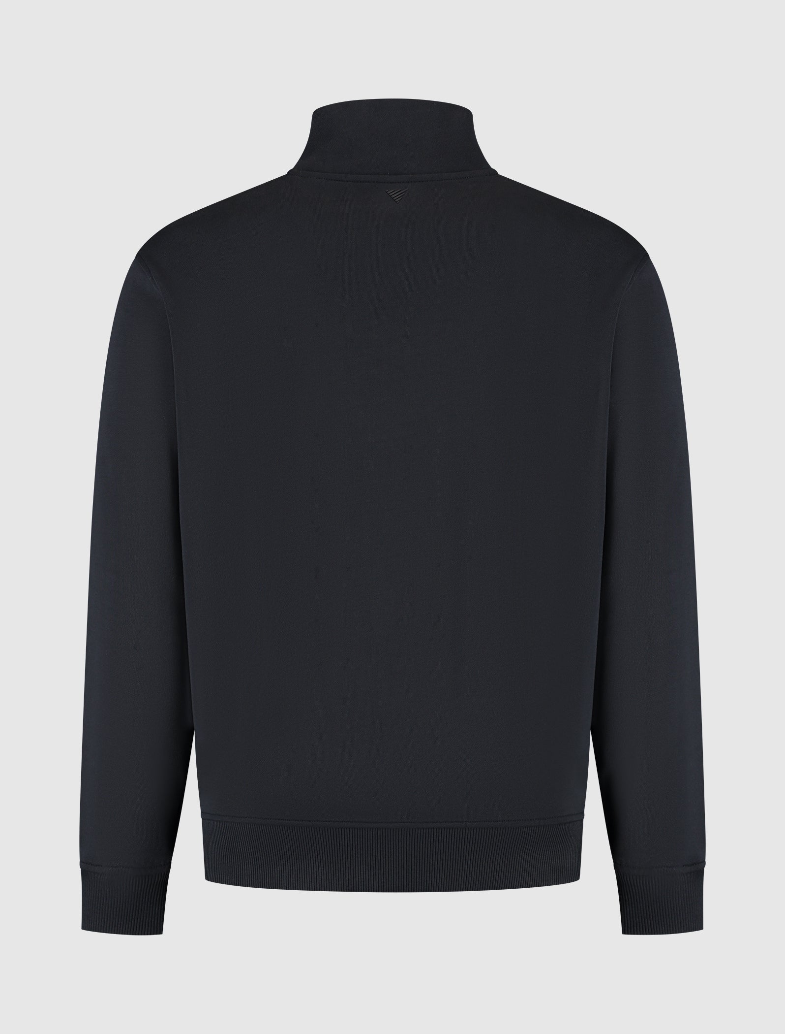Embroidery Half-zip Sweater | Dark Navy