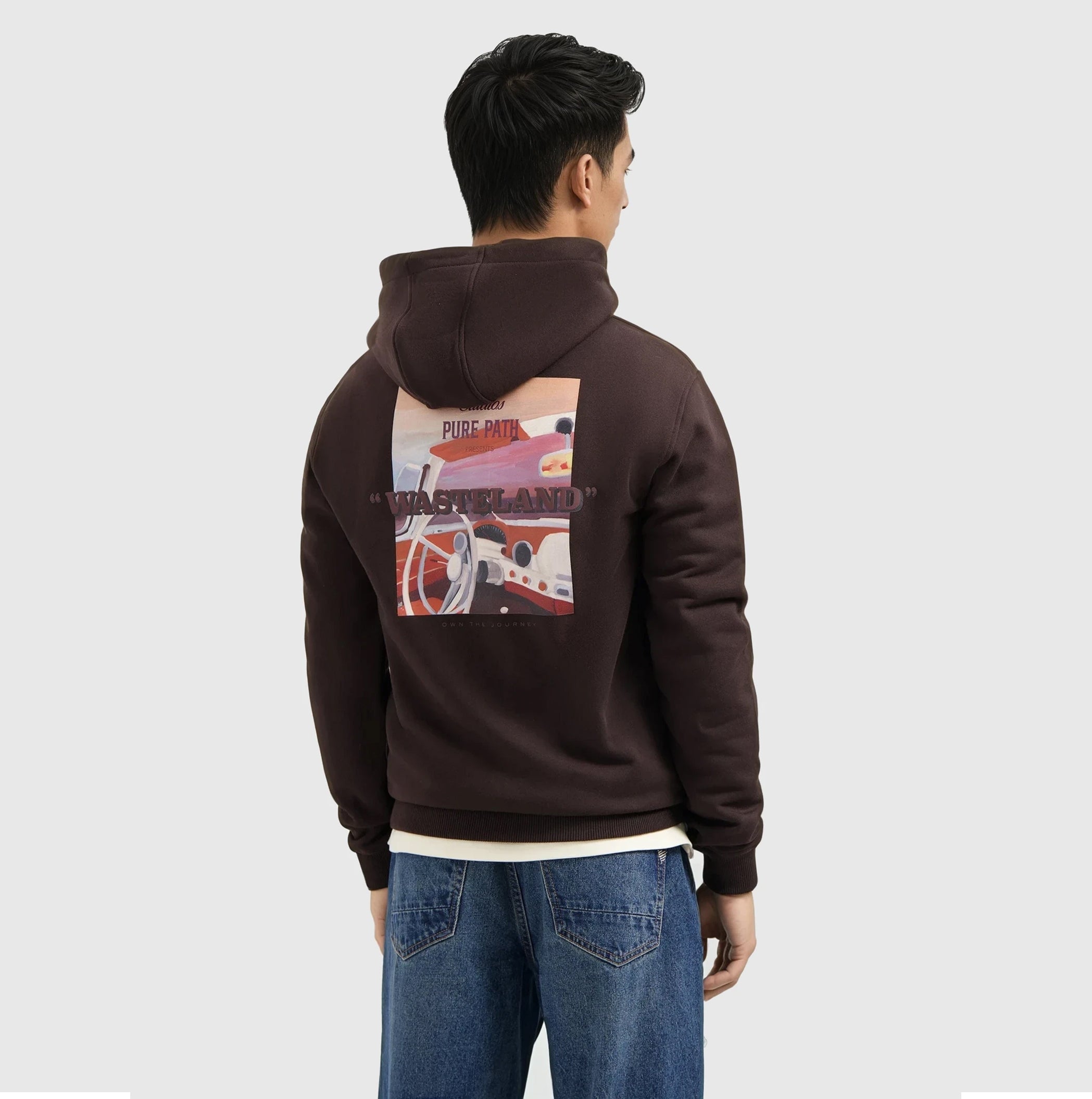 Wasteland Studios Hoodie | Dark Brown