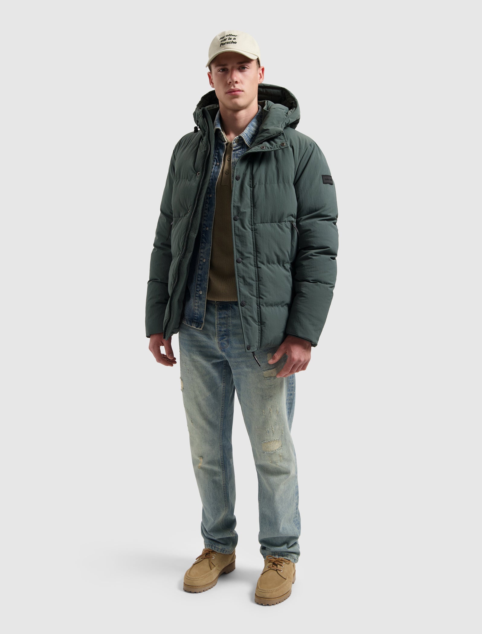 Puffer Jacket | Dark Green