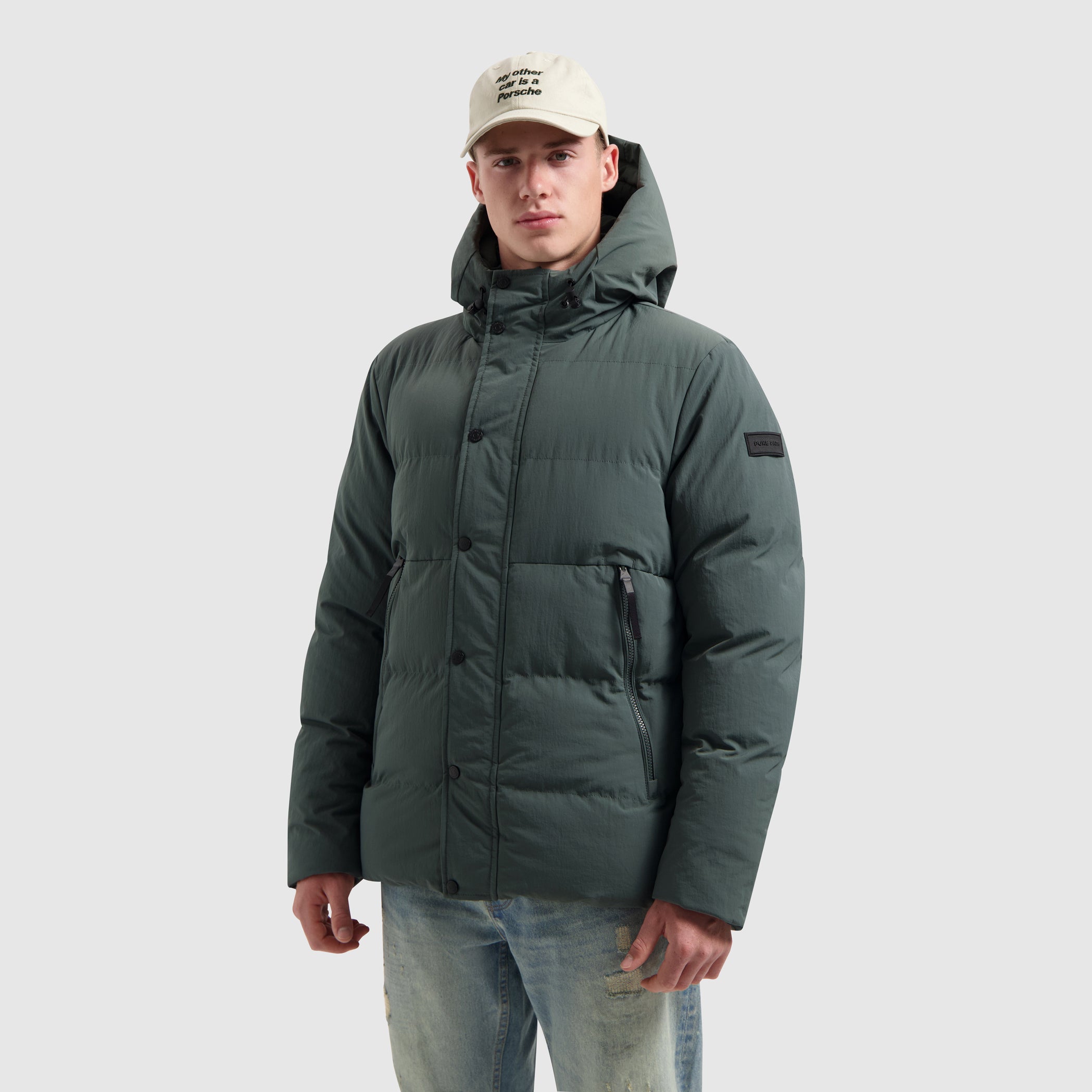 Puffer Jacket | Dark Green