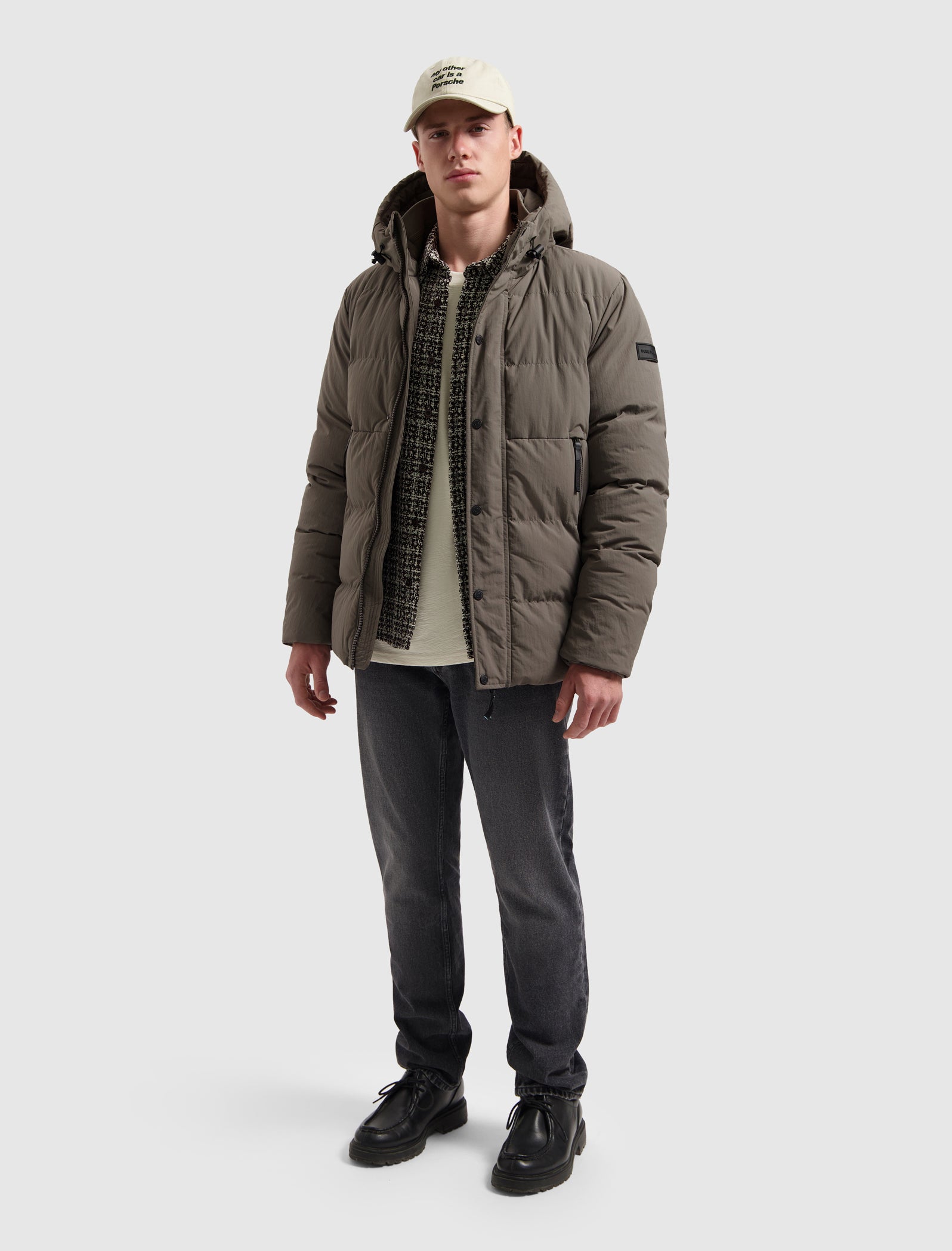 Puffer Jacket | Light Brown