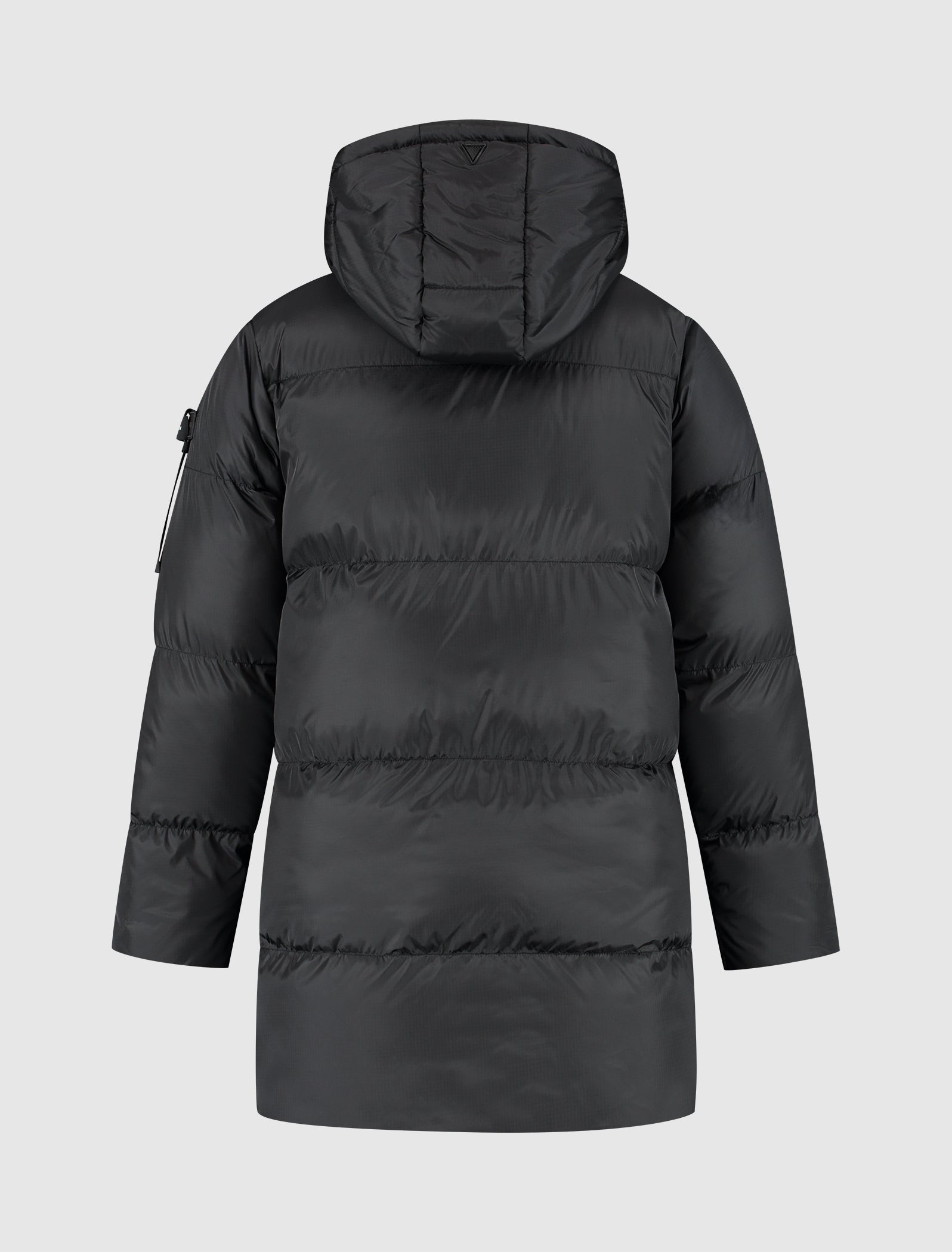 Ripstop Puffer Parka Jacket | Black