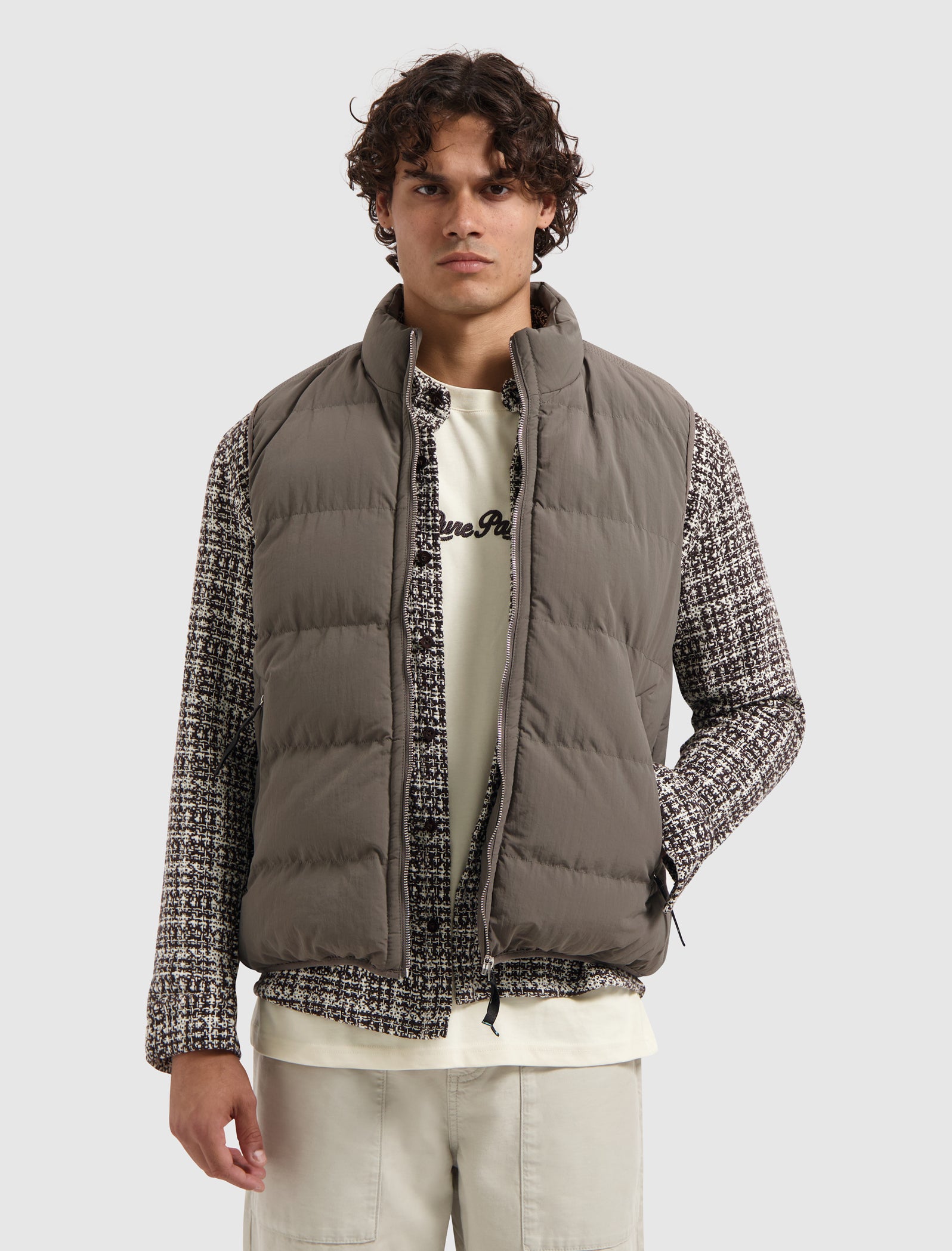 Padded Bodywarmer | Light Brown