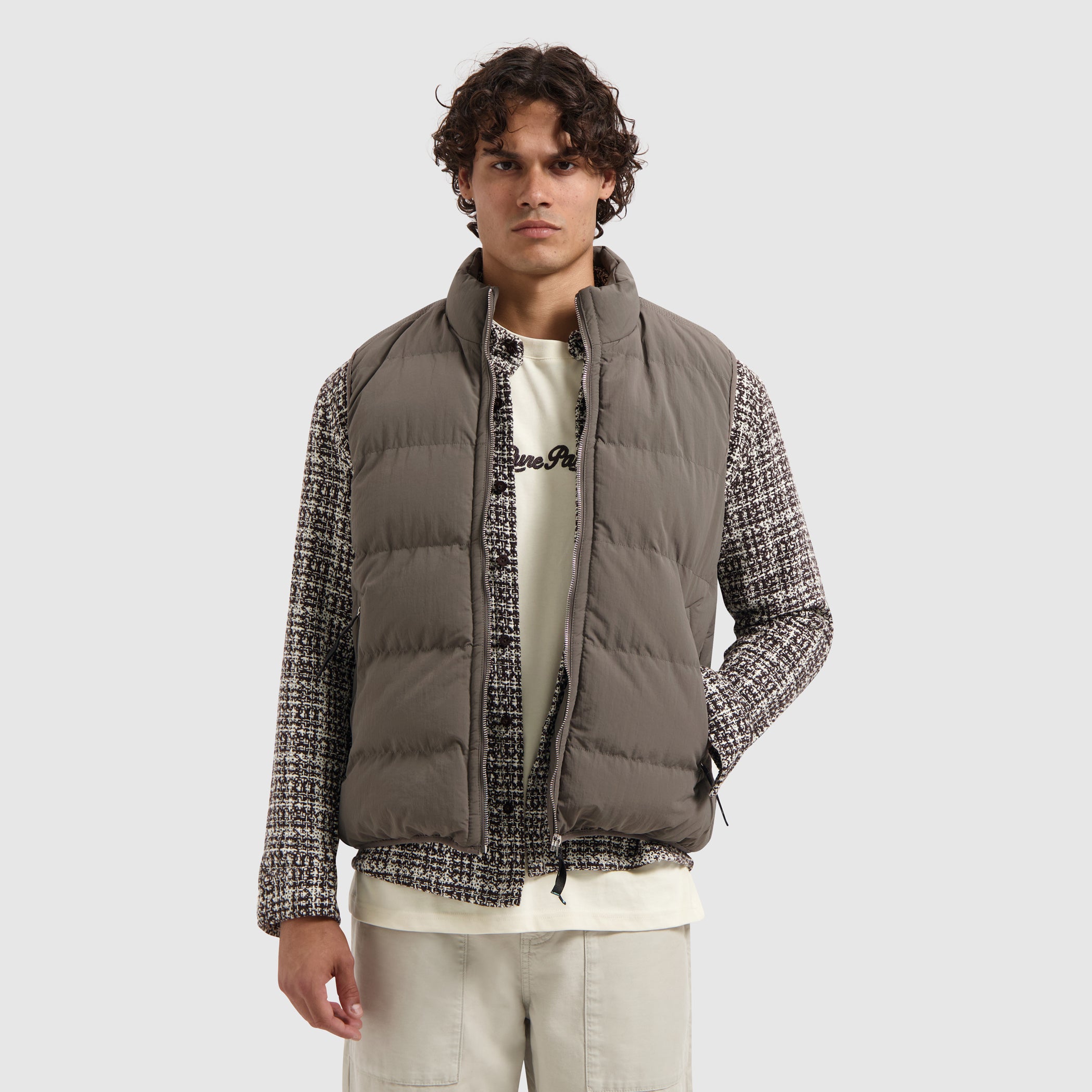 Padded Bodywarmer | Light Brown