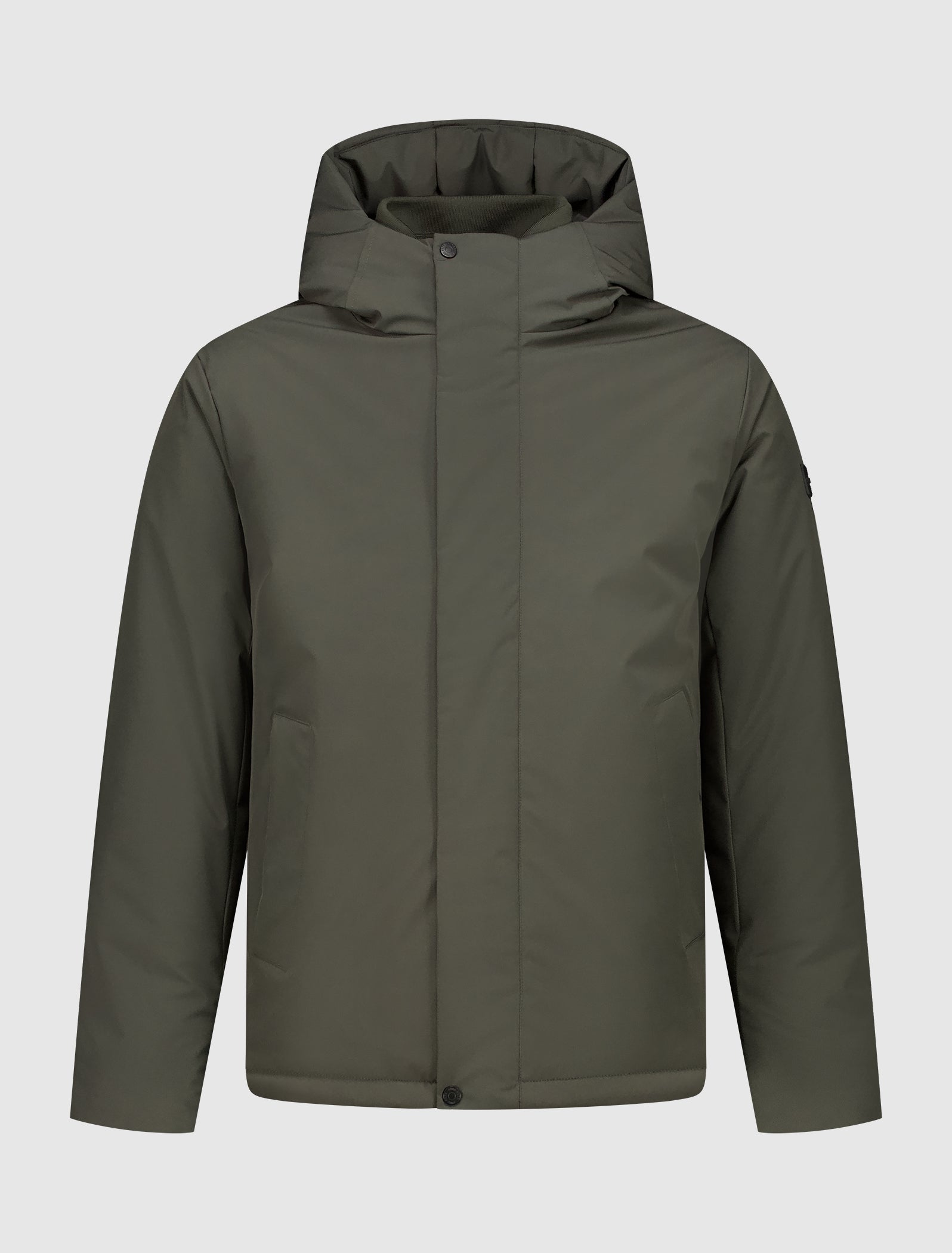 Active Flex Short Parka Jacket | Dark Green