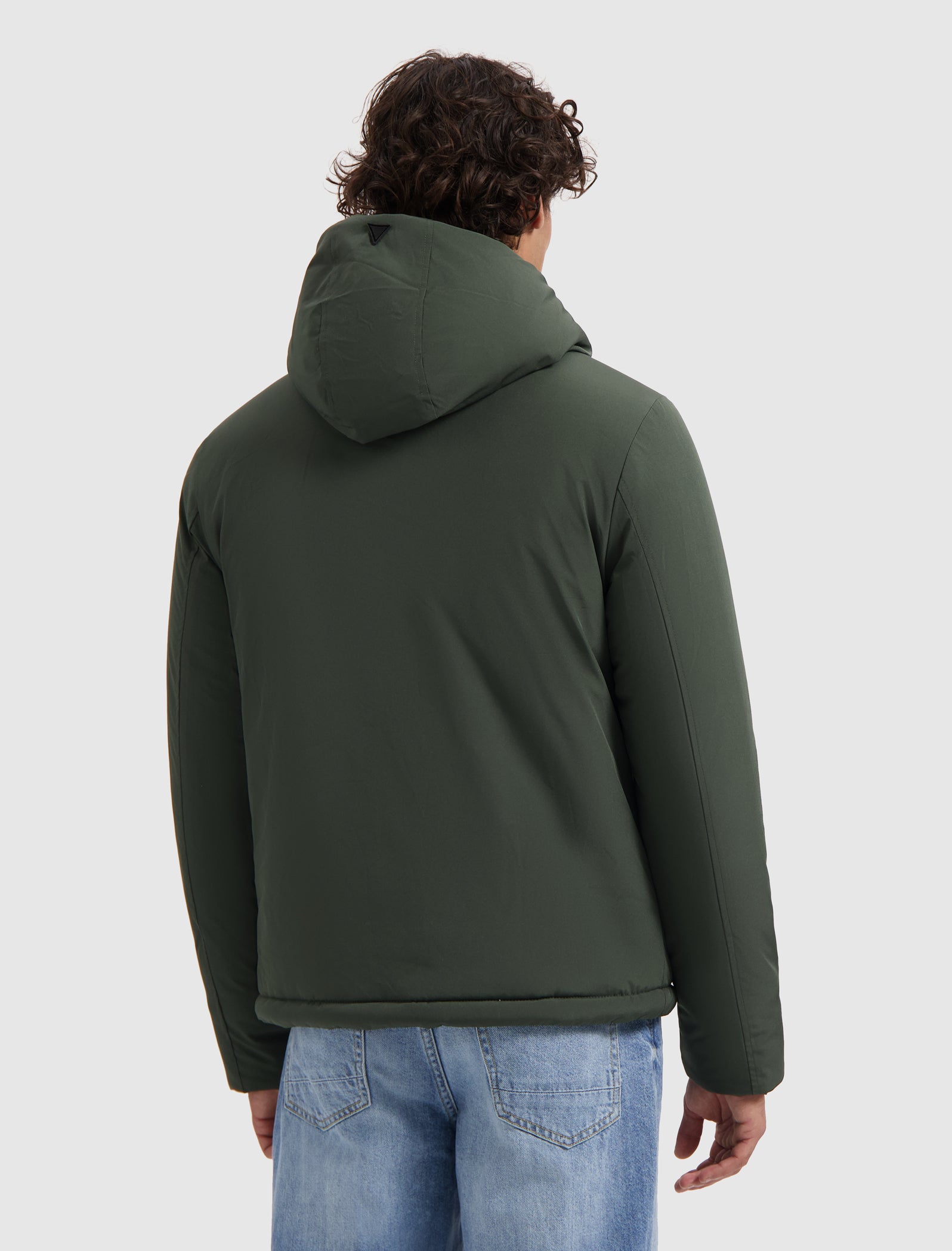 Active Flex Short Parka Jacket | Dark Green
