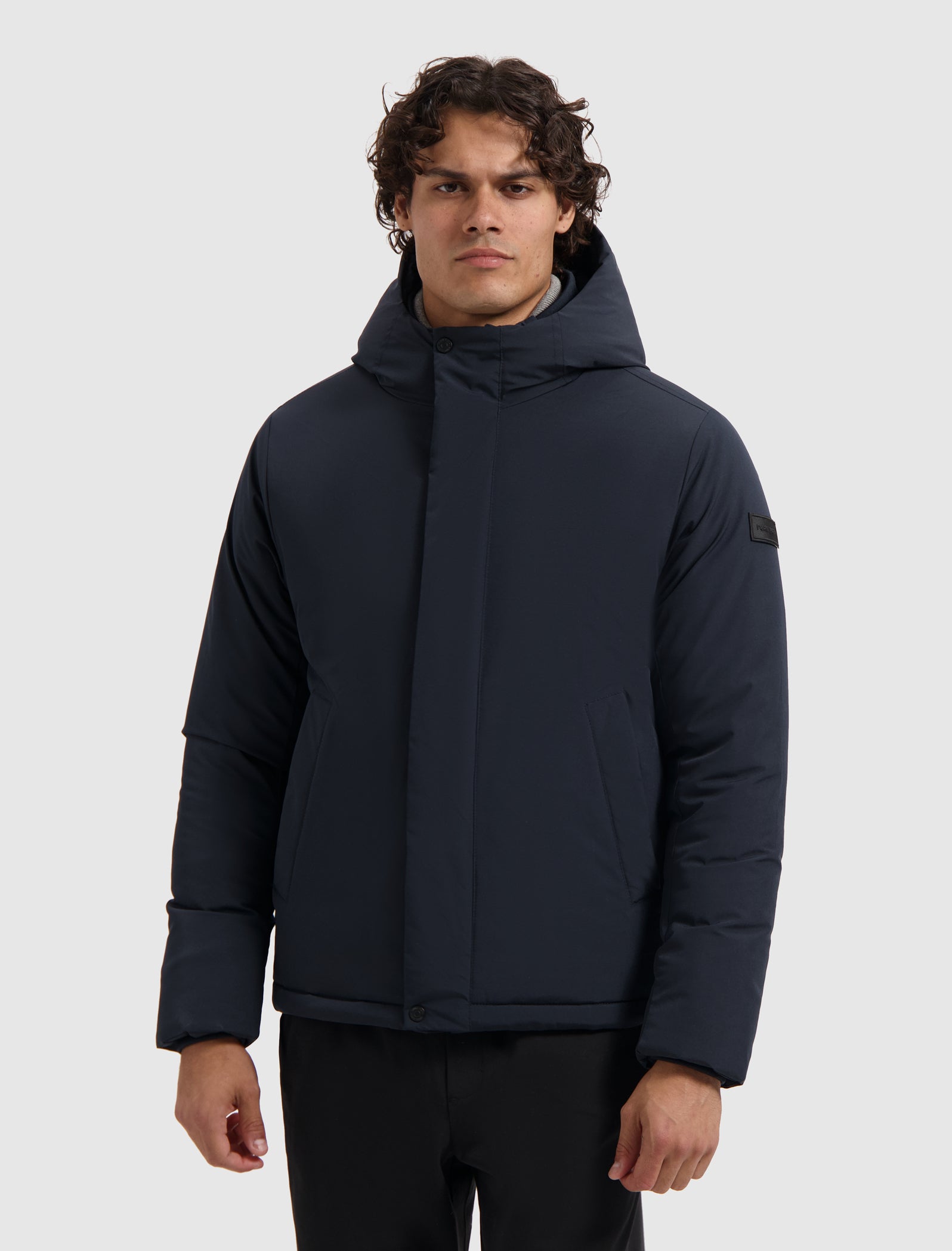 Active Flex Short Parka Jacket | Dark Navy
