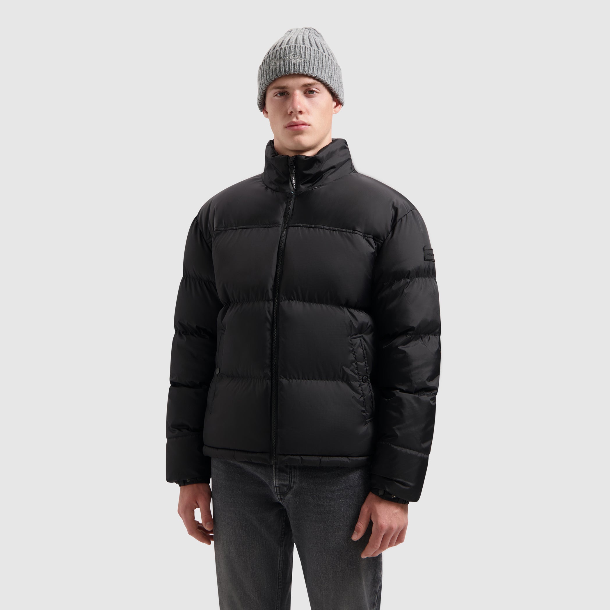 Ripstop Puffer Jacket | Black