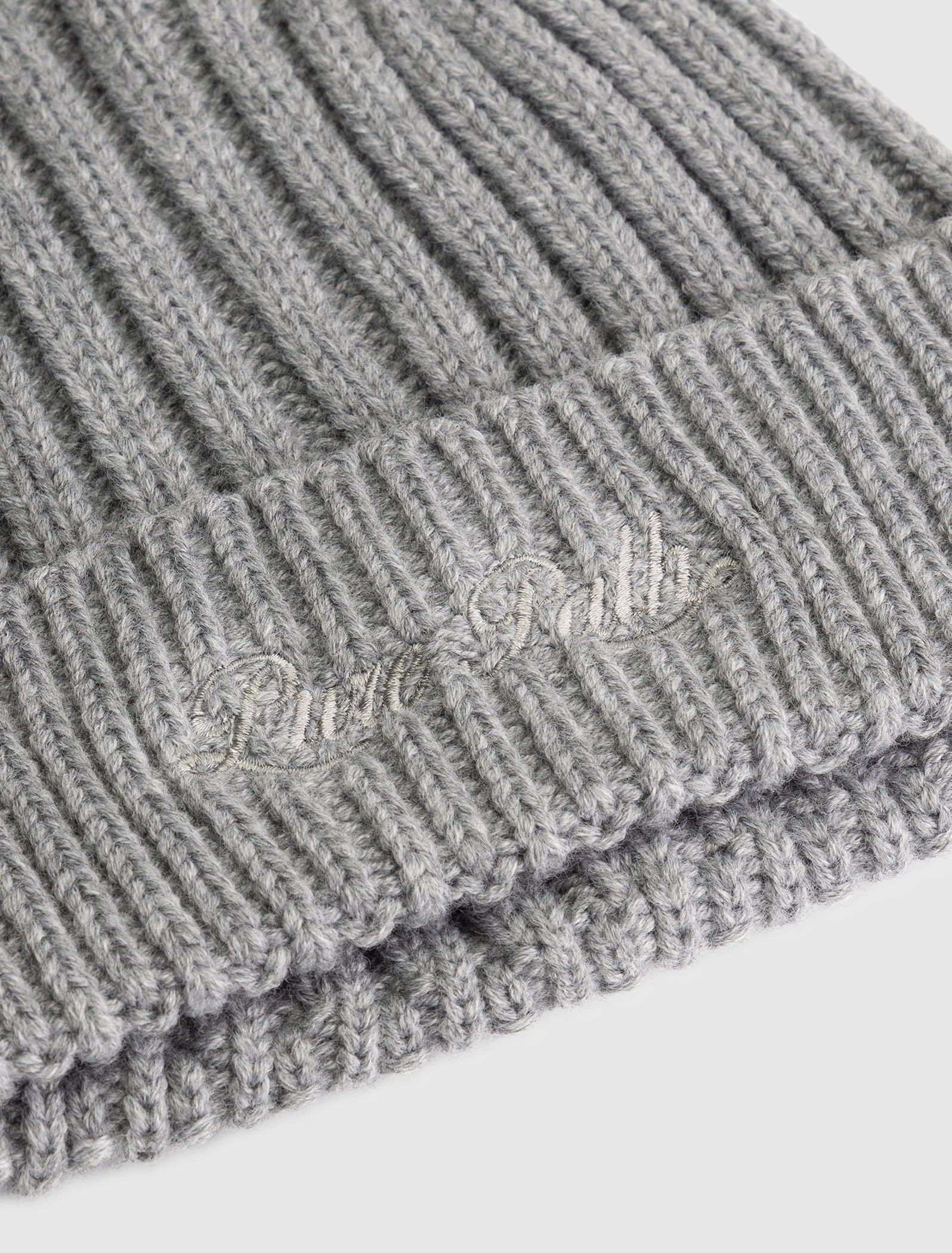 Logo Beanie | Grey Melange