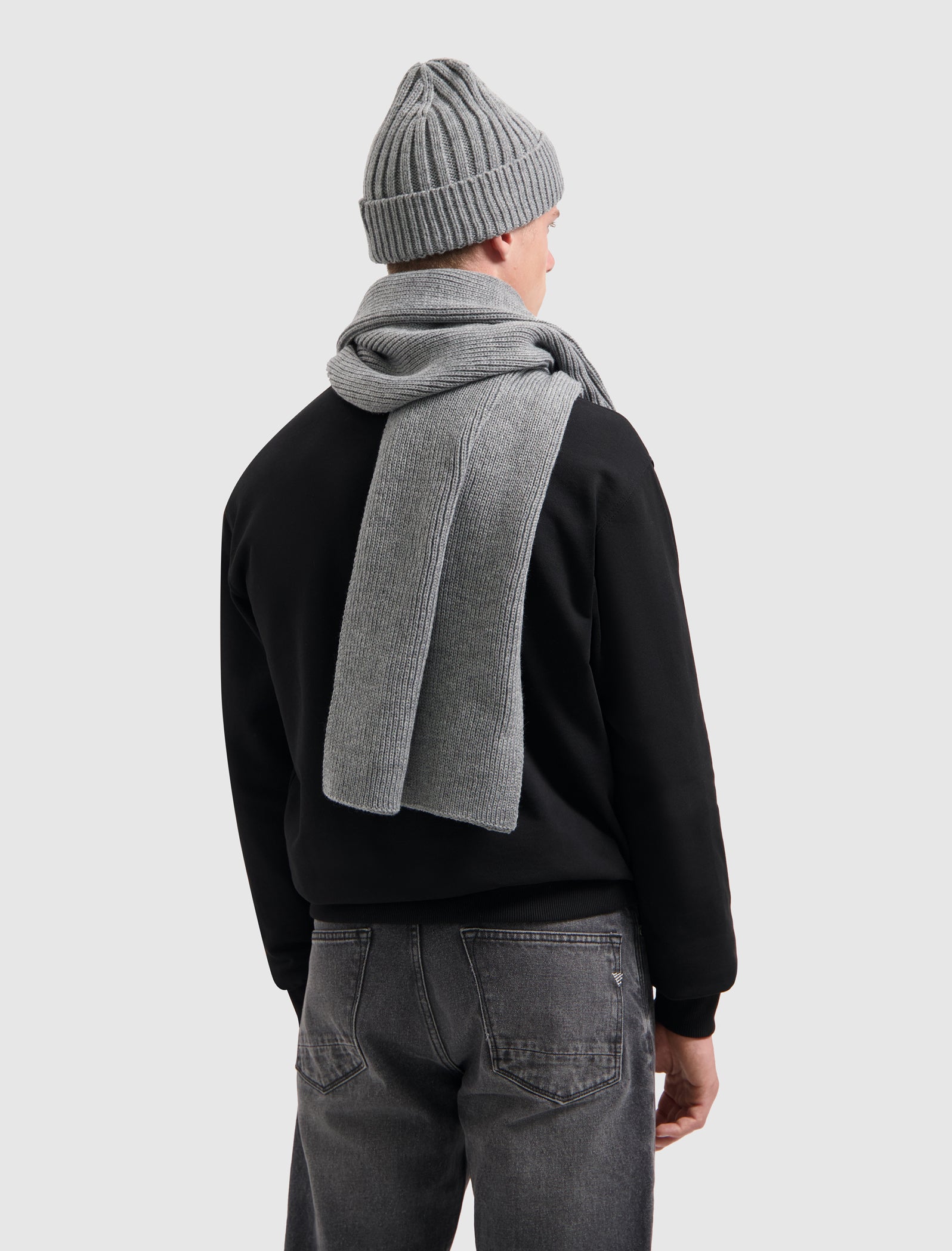 Logo Beanie | Grey Melange