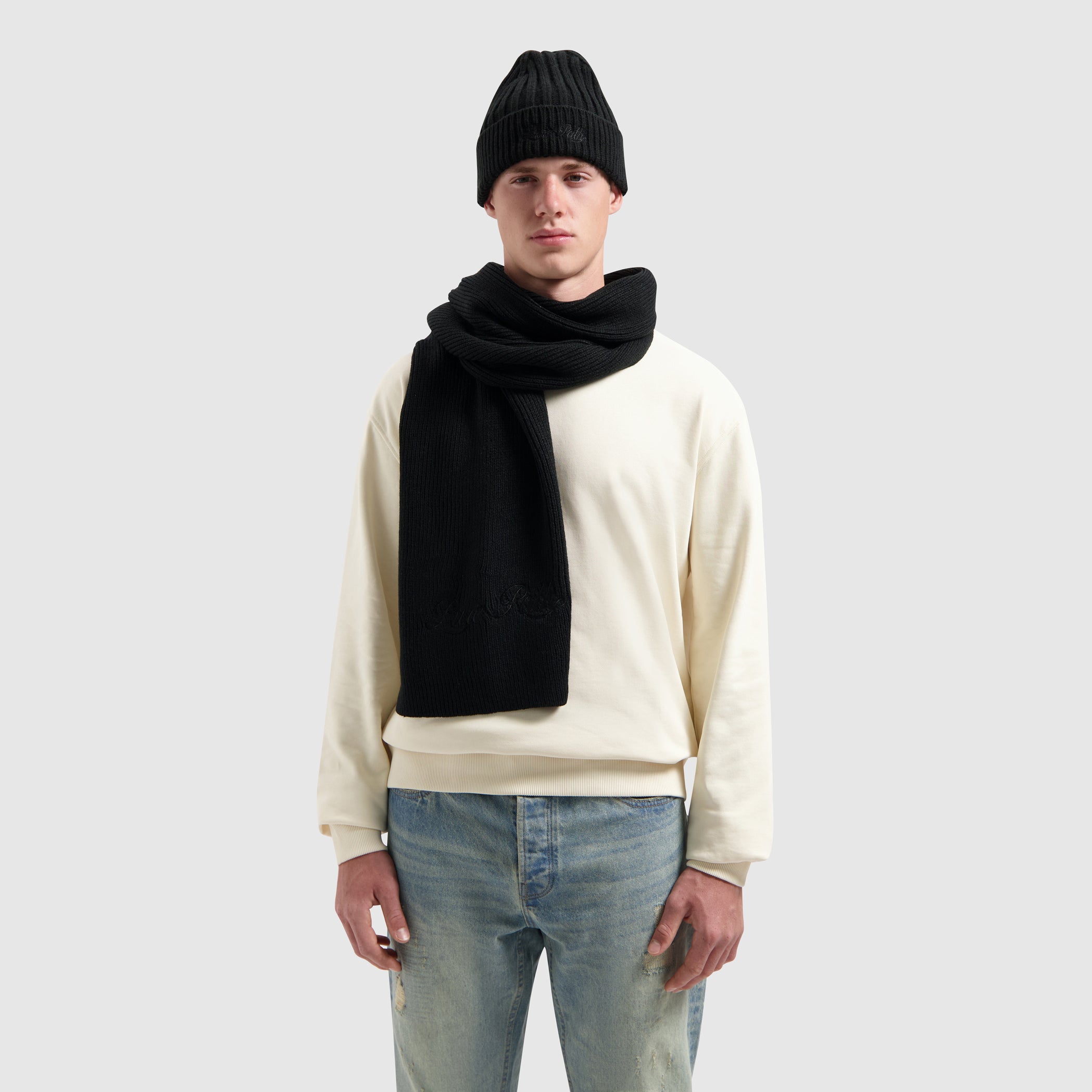 Logo Scarf | Black