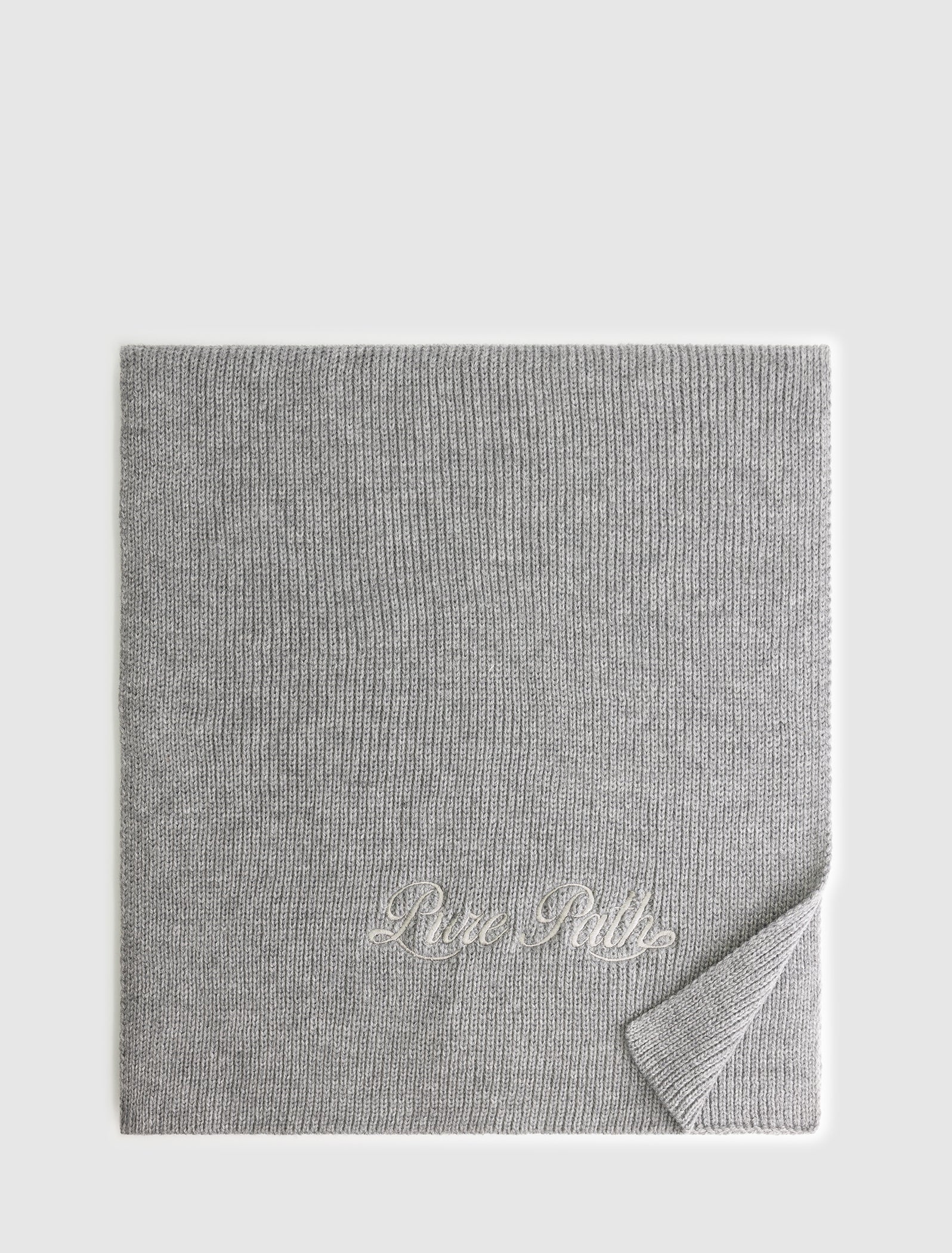 Logo Scarf | Grey Melange