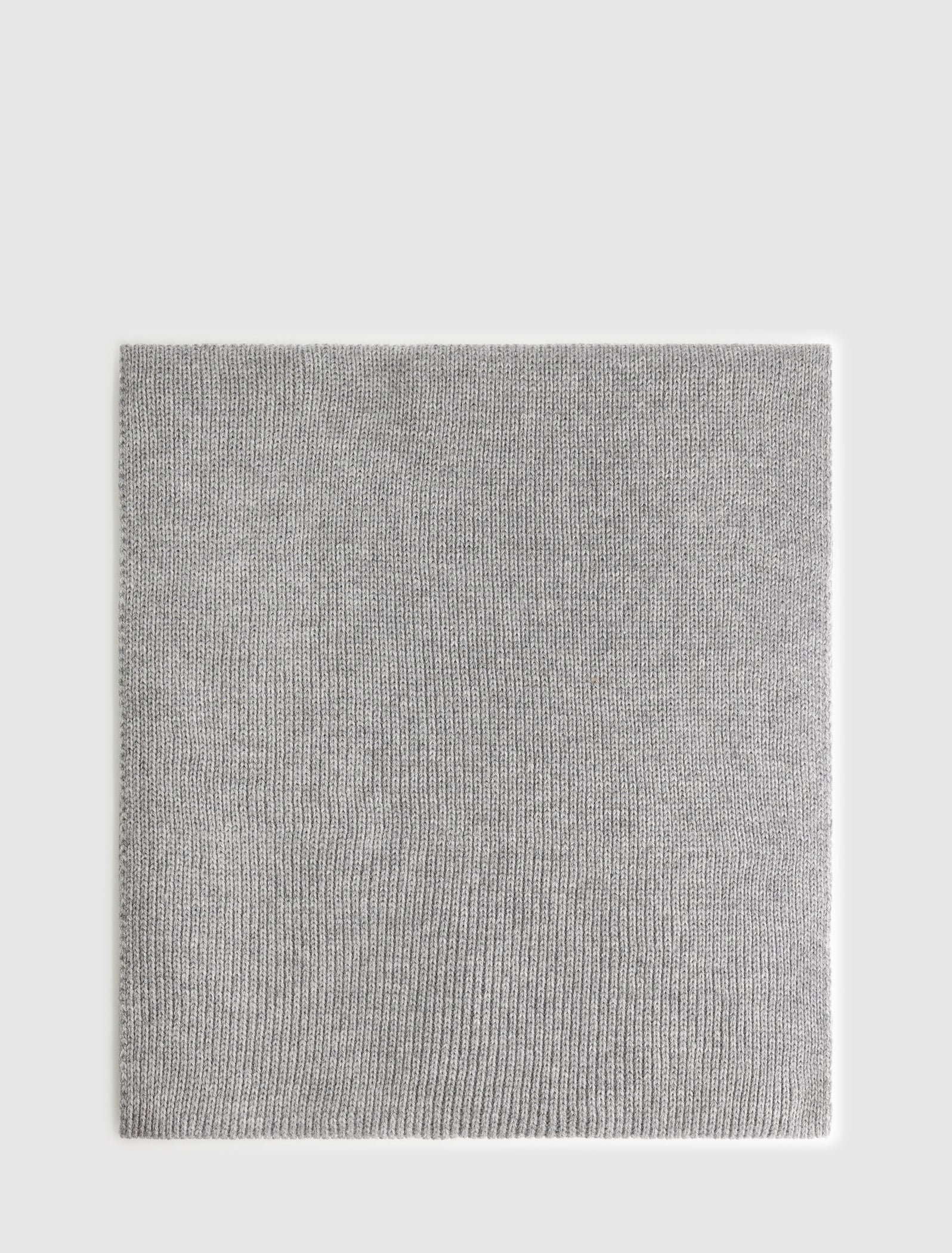 Logo Scarf | Grey Melange