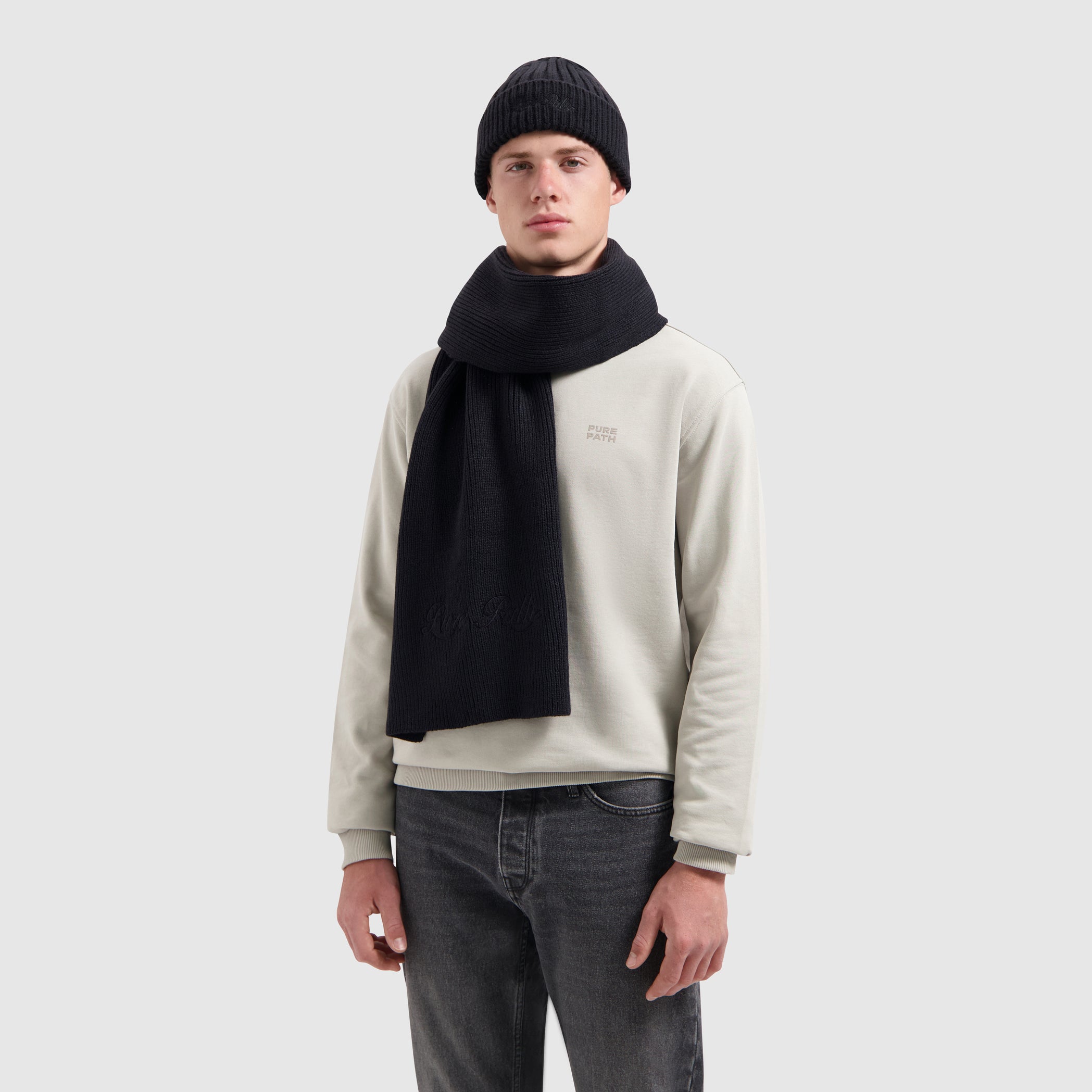 Logo Scarf | Dark Navy