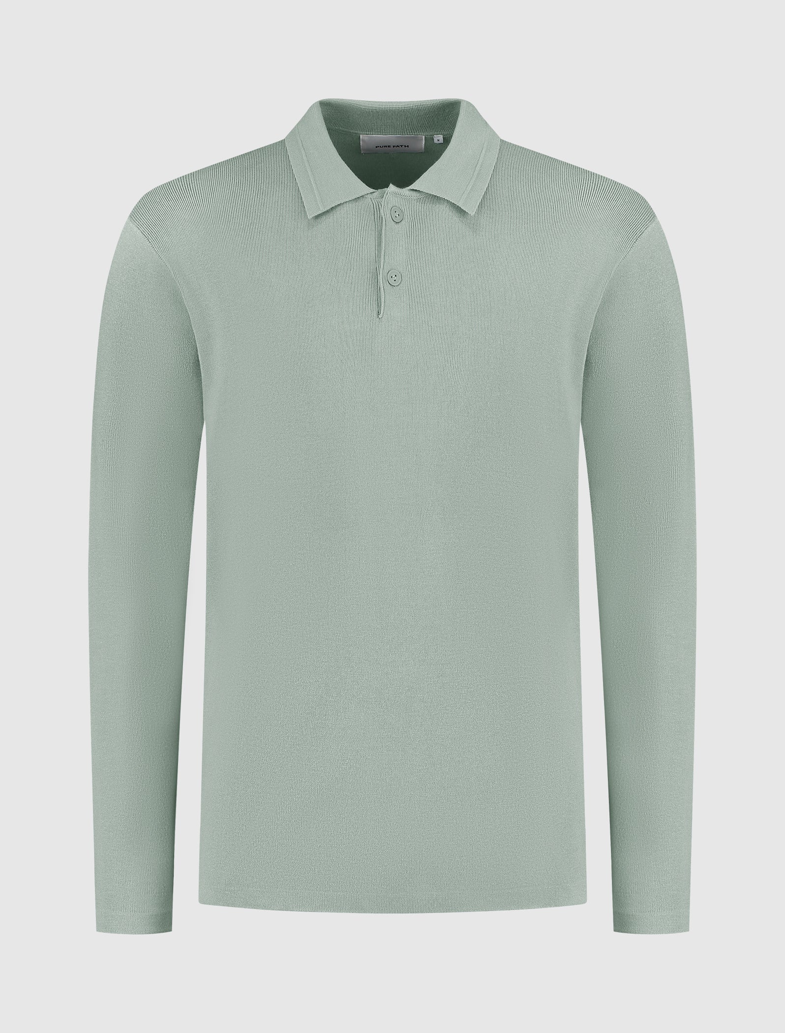 Heavy Knit Polo | Army Green