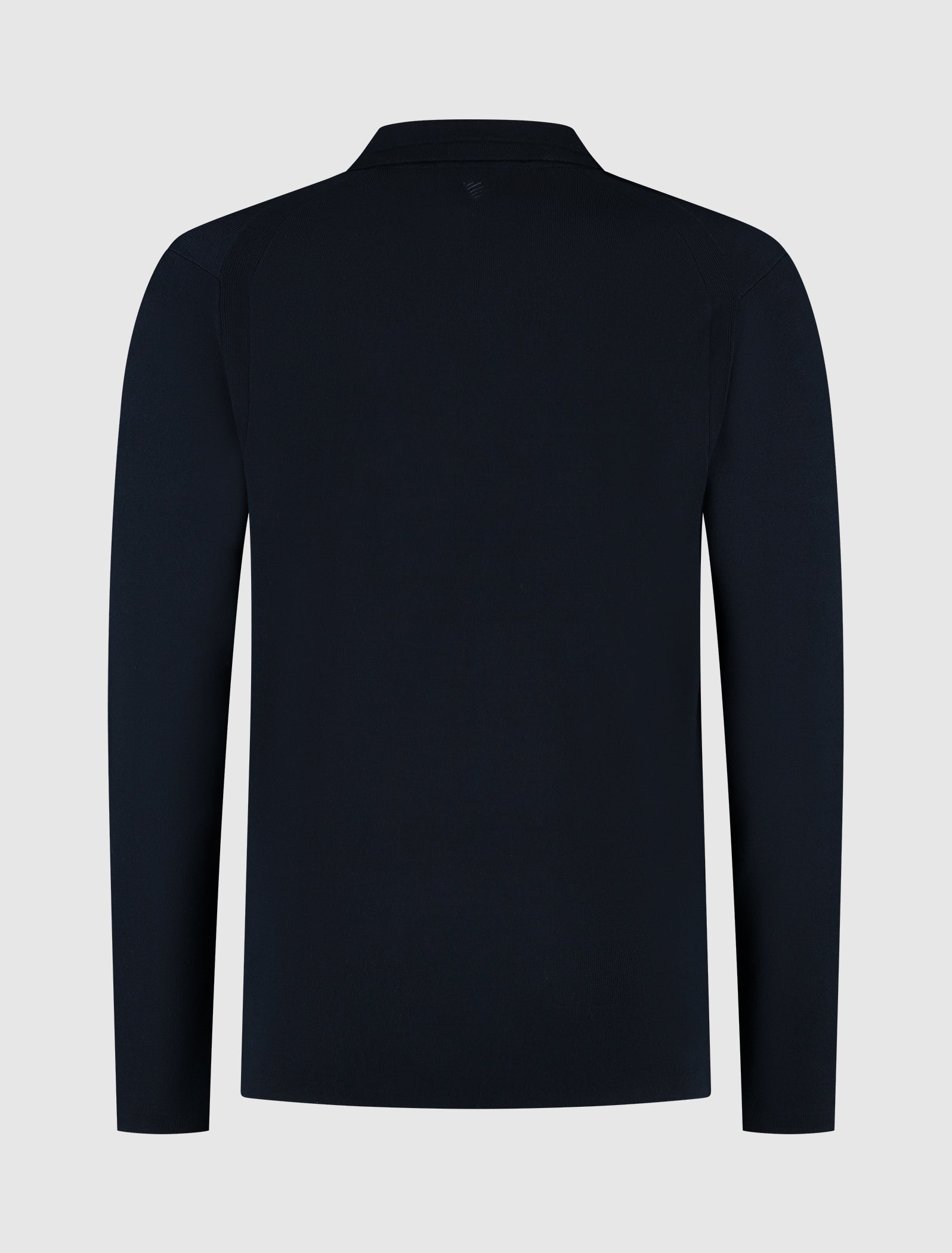 Heavy Knit Polo | Dark Navy