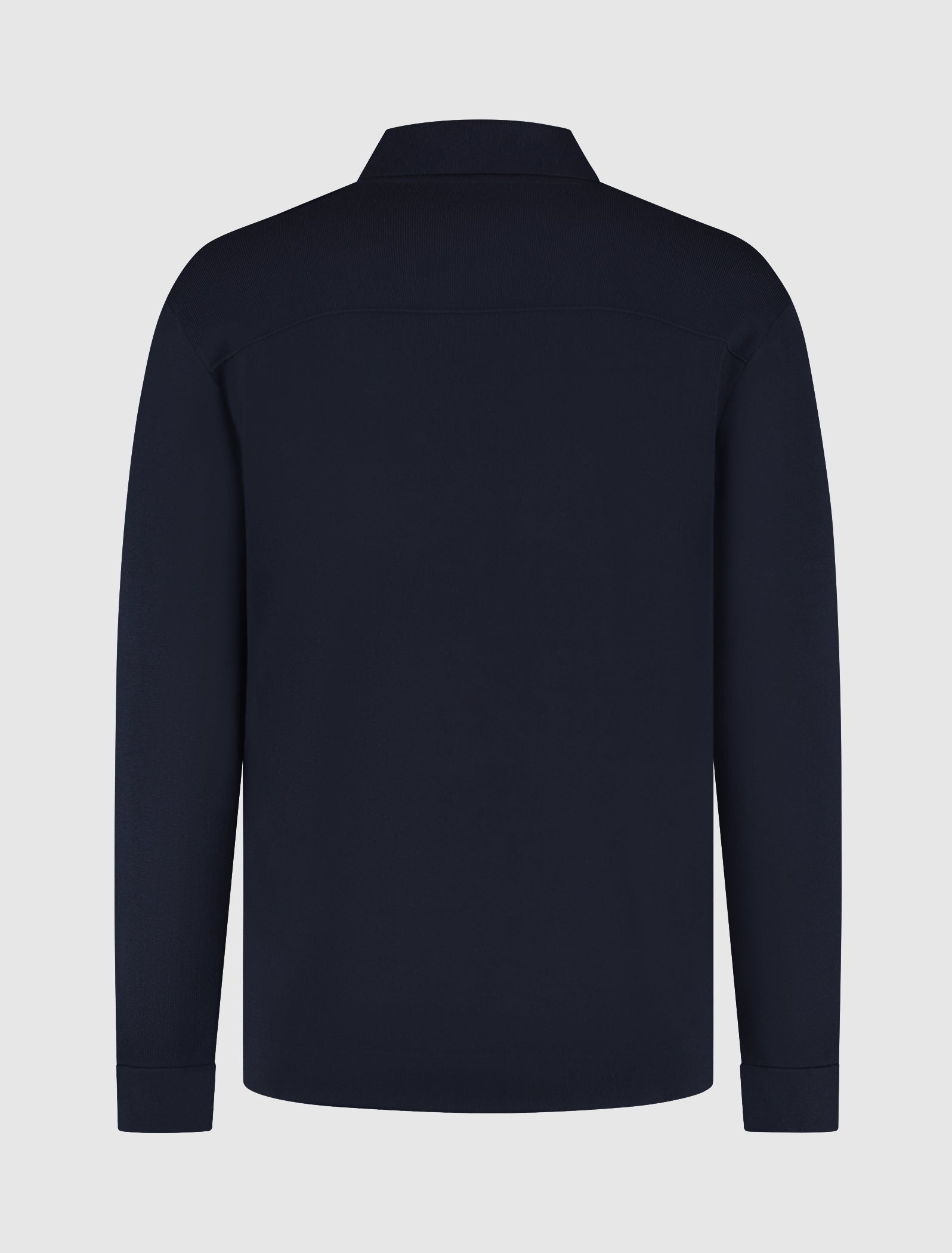 Heavy Knit Full-zip Cardigan | Dark Navy