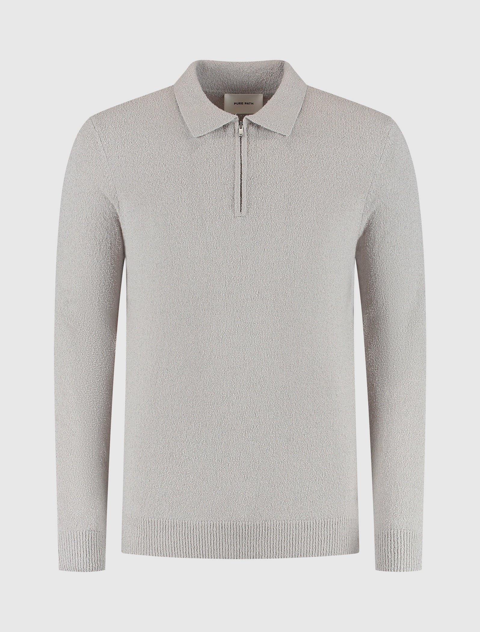 Bouclé Knit Half-zip Polo | Kit
