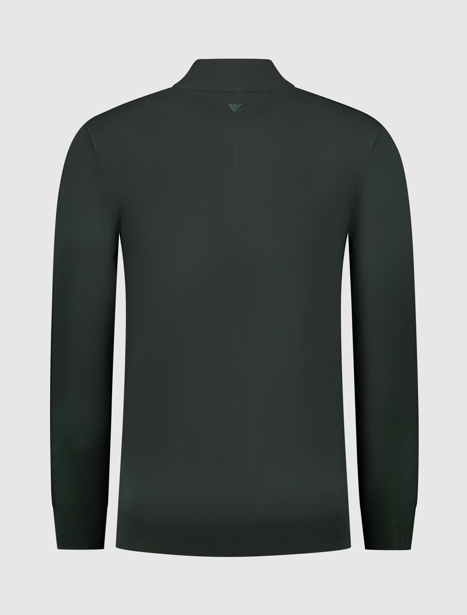 Knit Half-zip Sweater | Dark Green