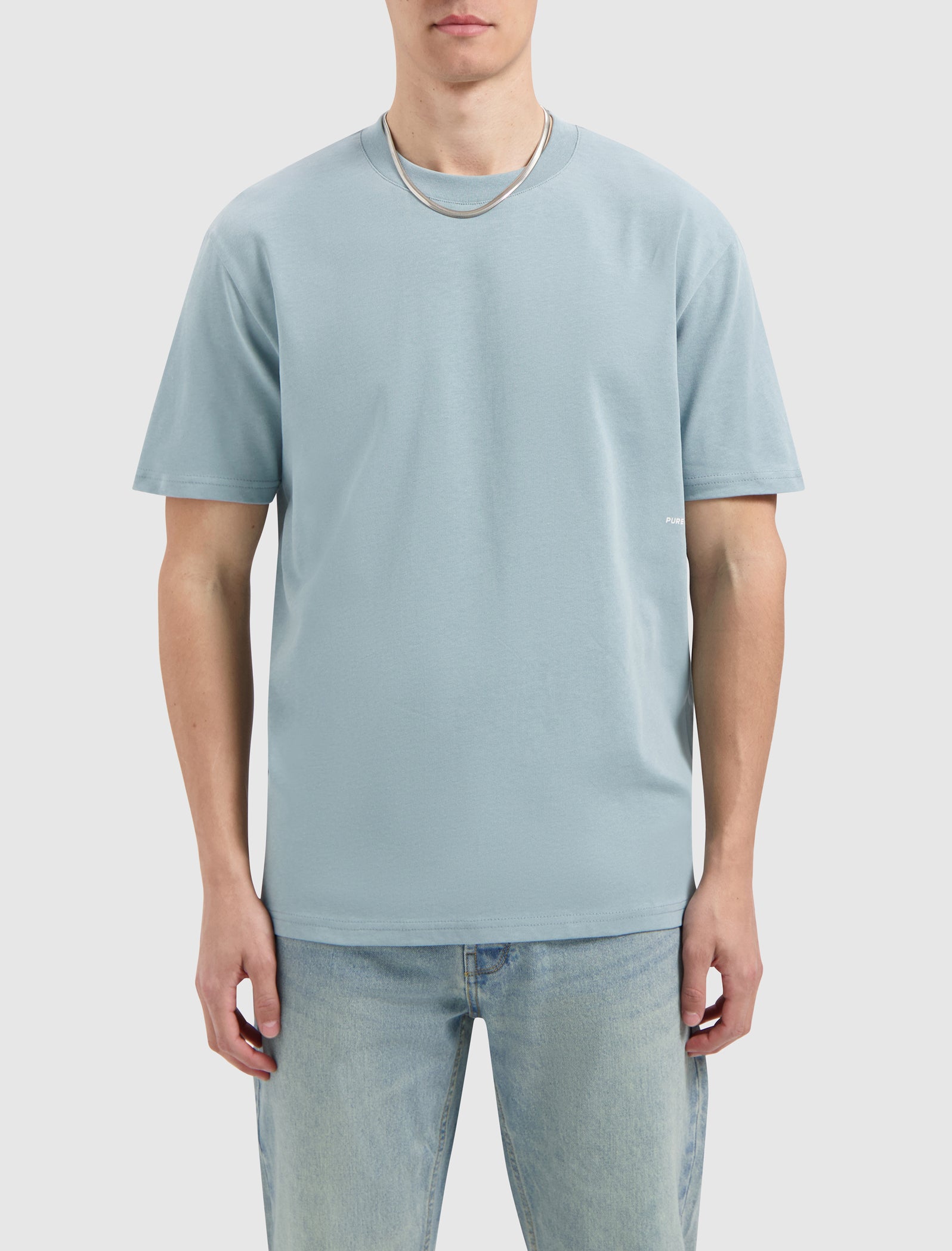 Tropical Escape T-shirt | Blue Grey