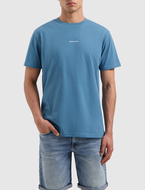 Luxury Retreat T-shirt | Mid Blue