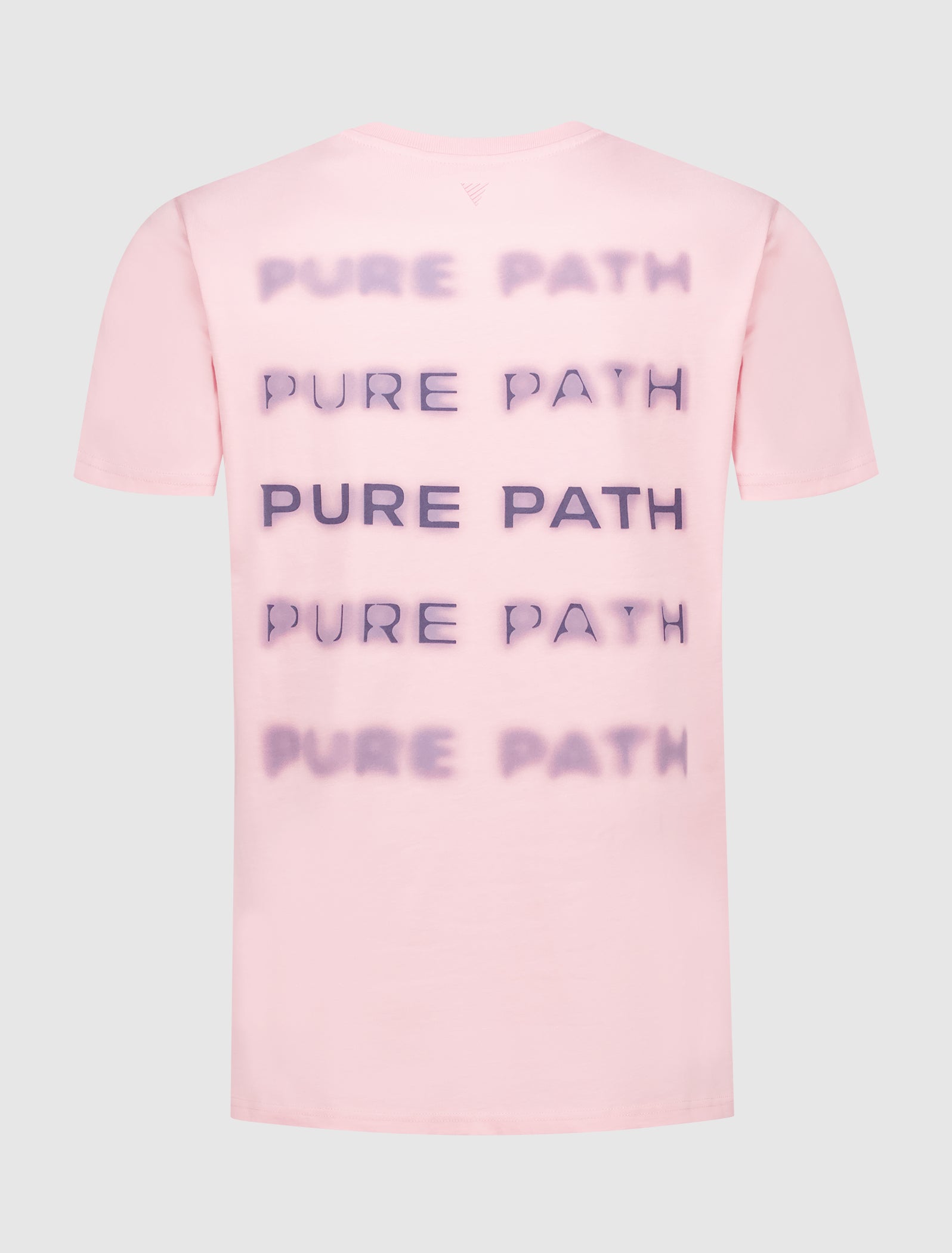 Blurred Logo T-shirt | Baby Pink