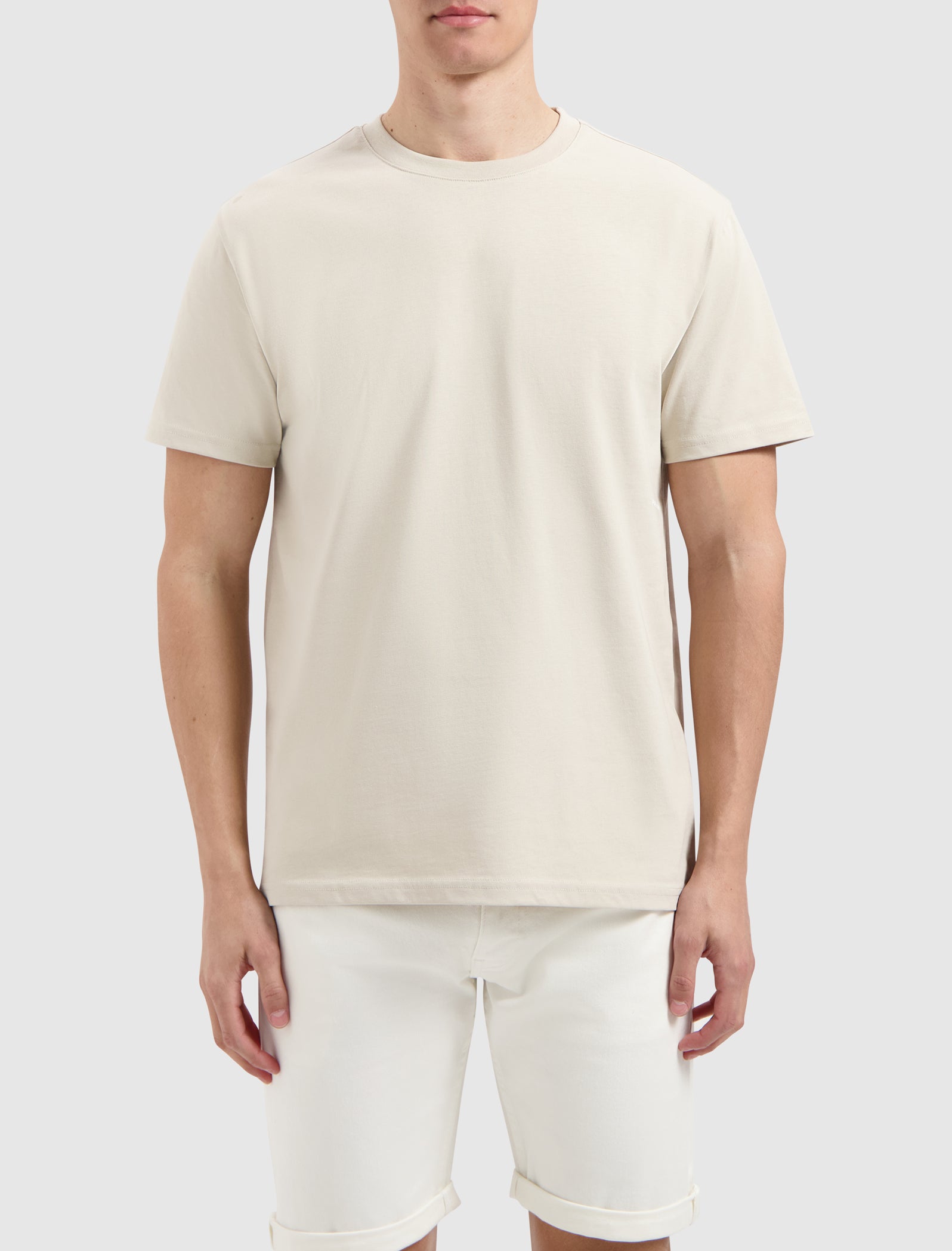 Blurred Logo T-shirt | Sand