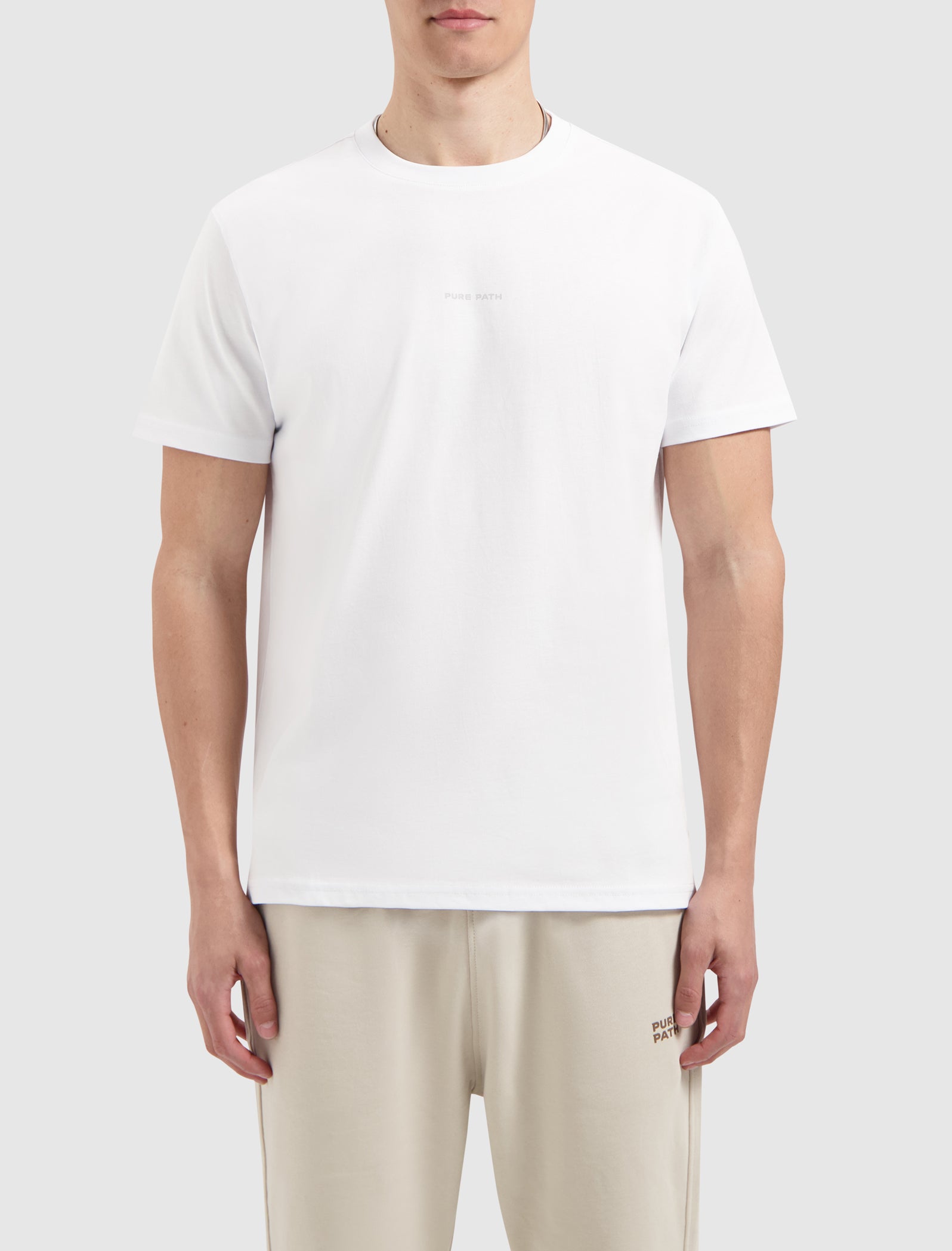 Tonal Triangle T-shirt | White